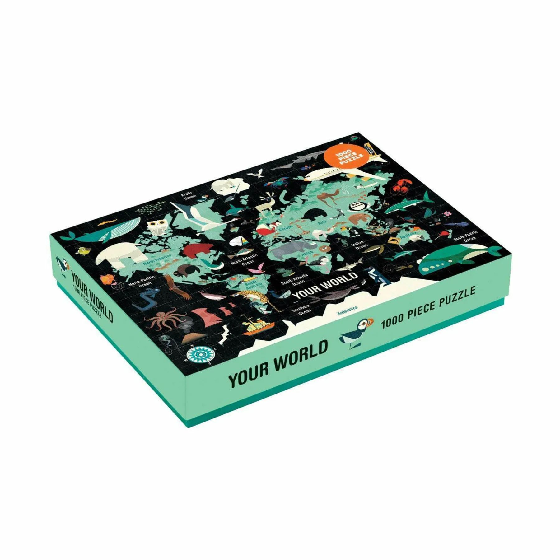 Galison Puslespil Puslespil - Your World i Multifarvet, 3