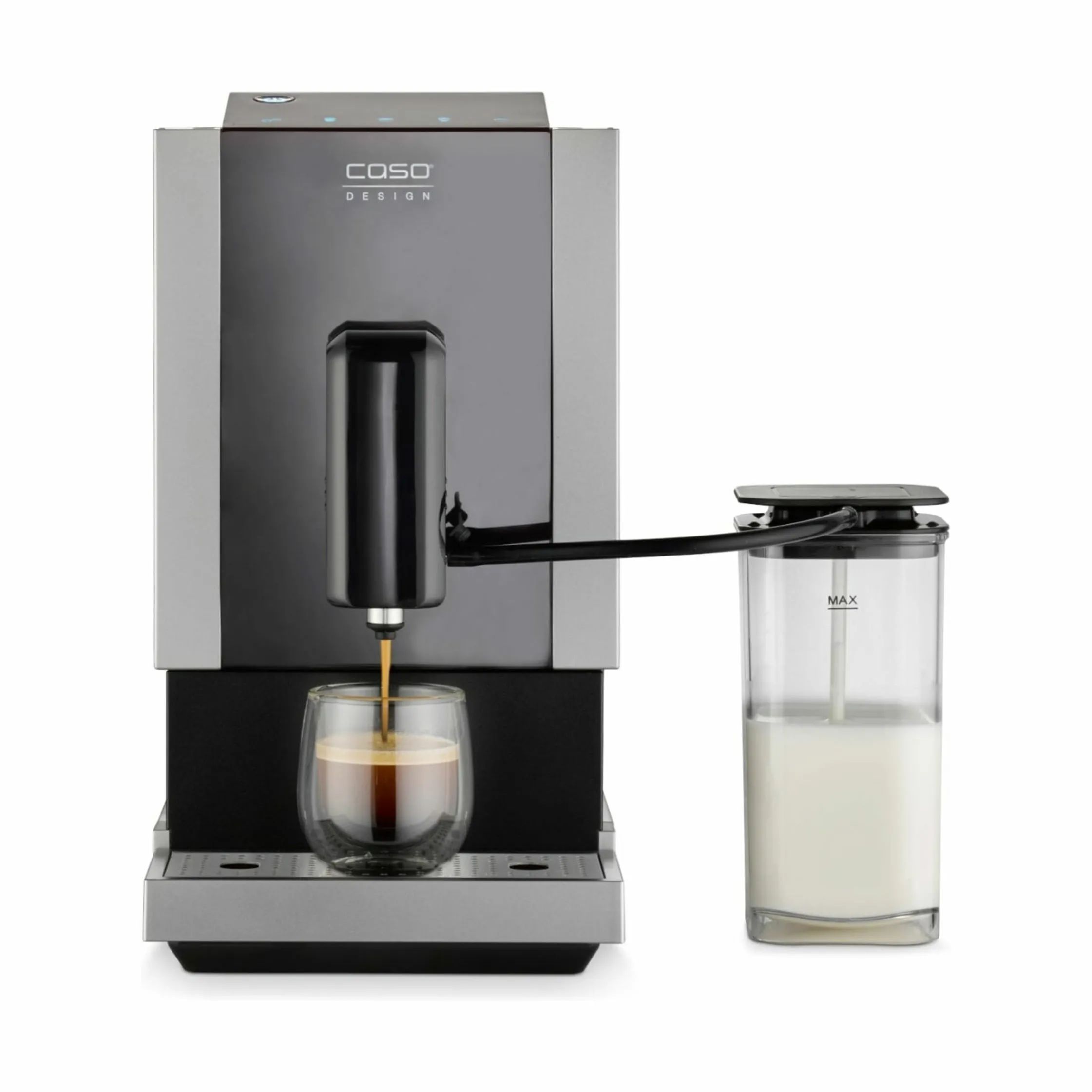 Caso Espressomaskiner Café Crema Touch Fuldautomatisk Kaffemaskine CS1882 i Sort/sølv, 4