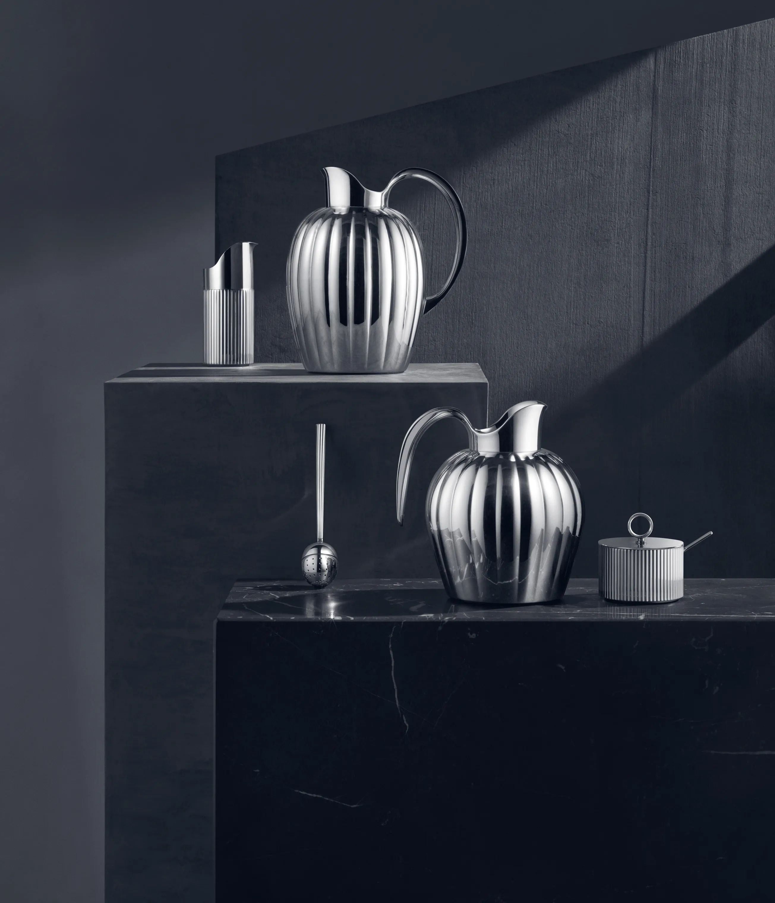 Georg Jensen Termokander Bernadotte Termokande i Sølvfarvet, 0.8 L, 4