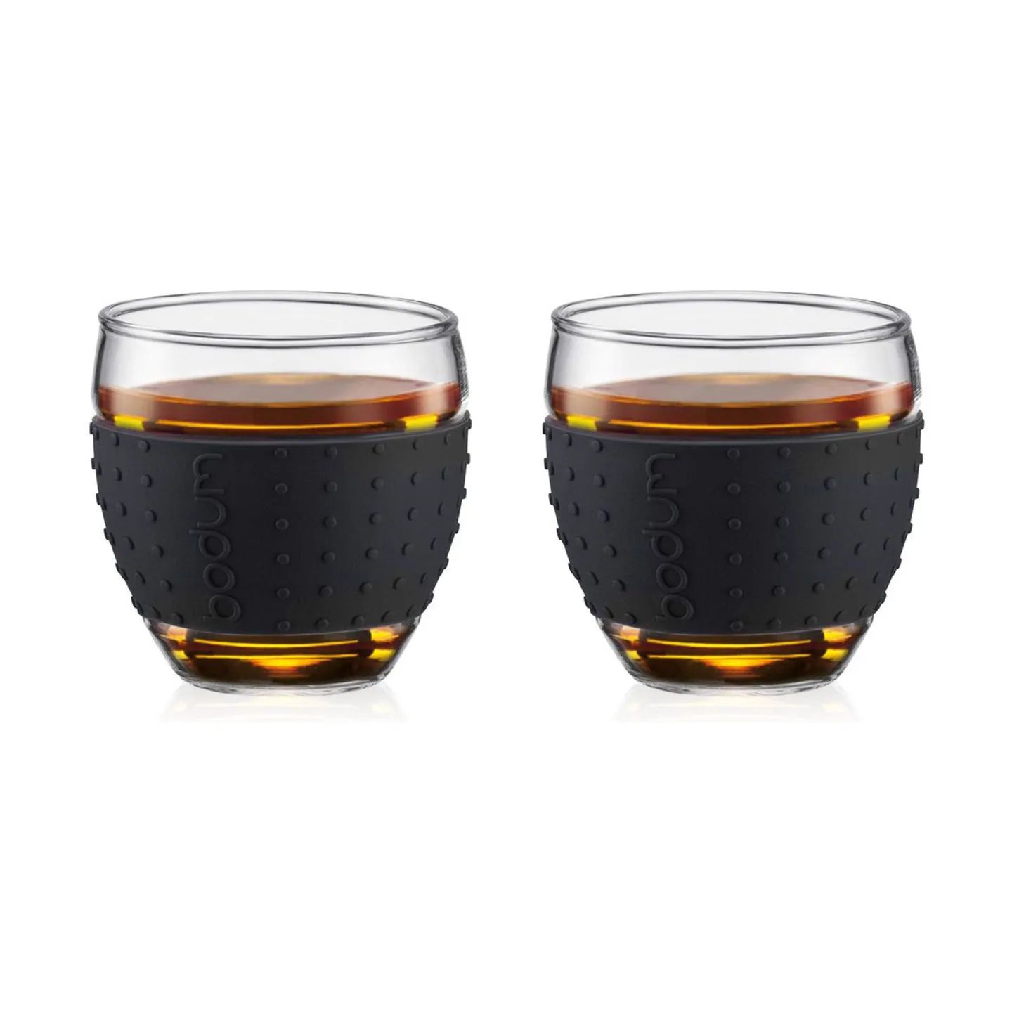 Bodum Termoglas Pavina Glas - 2 stk. i Sort, 10 cl, 1