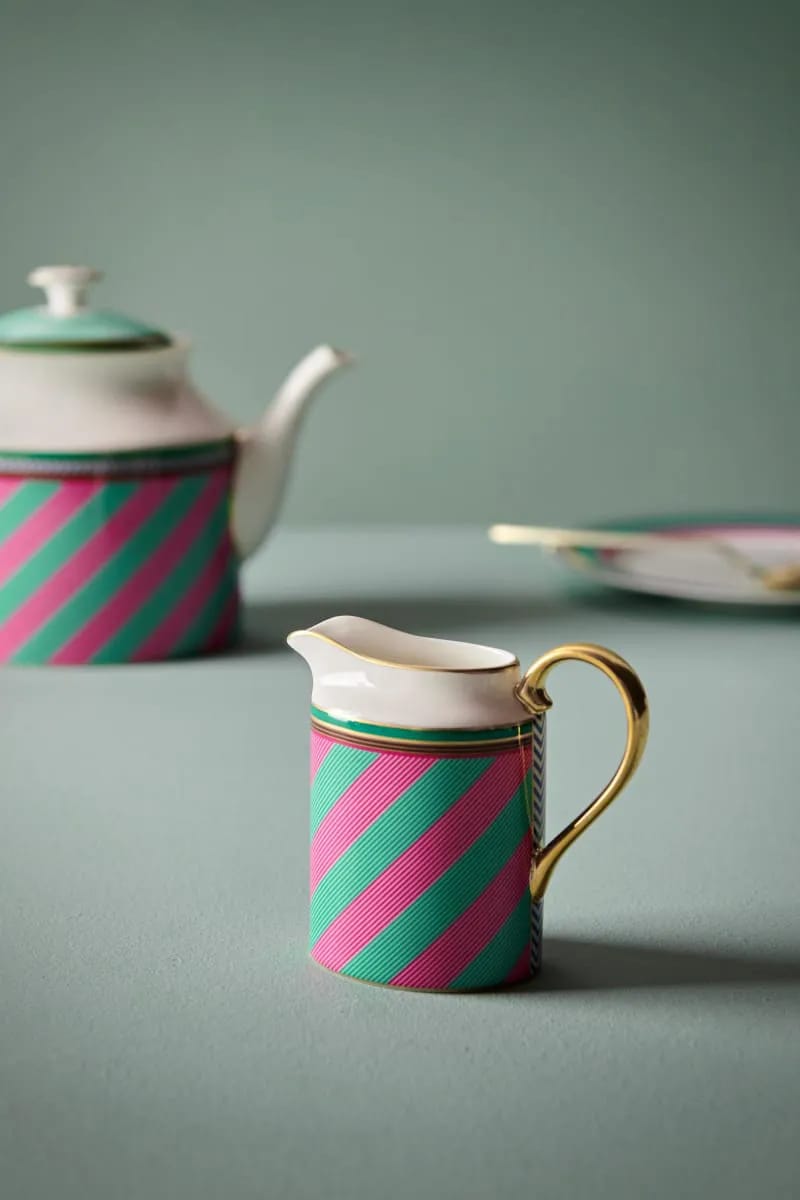 PIP Studio Mælke- og flødekander Pip Chique Kande i Grøn/pink, 2