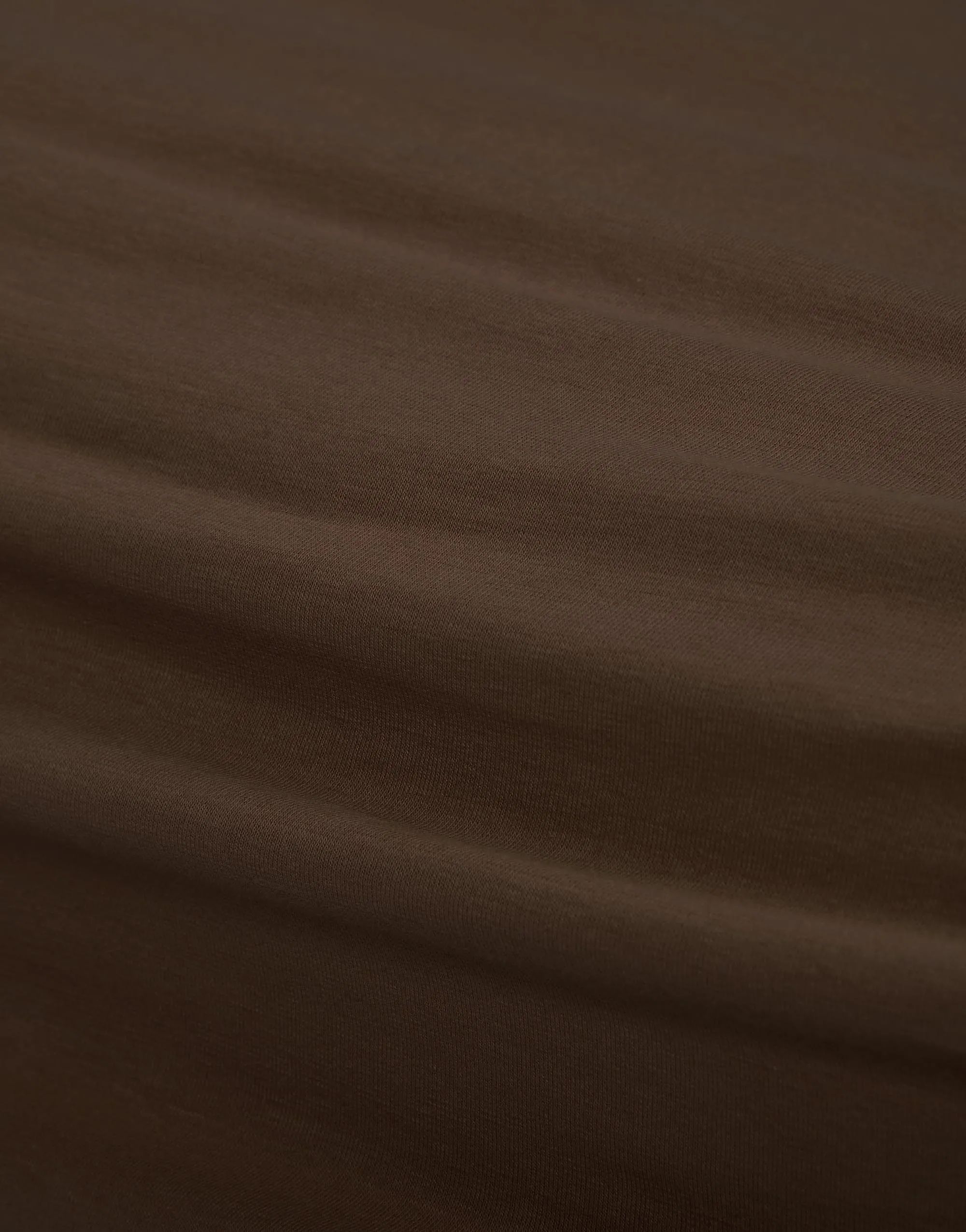 Essenza Lagner The Perfect Organic Jersey Organic Jersey Boxlagen i Chocolate, B100 x L220 cm, 2