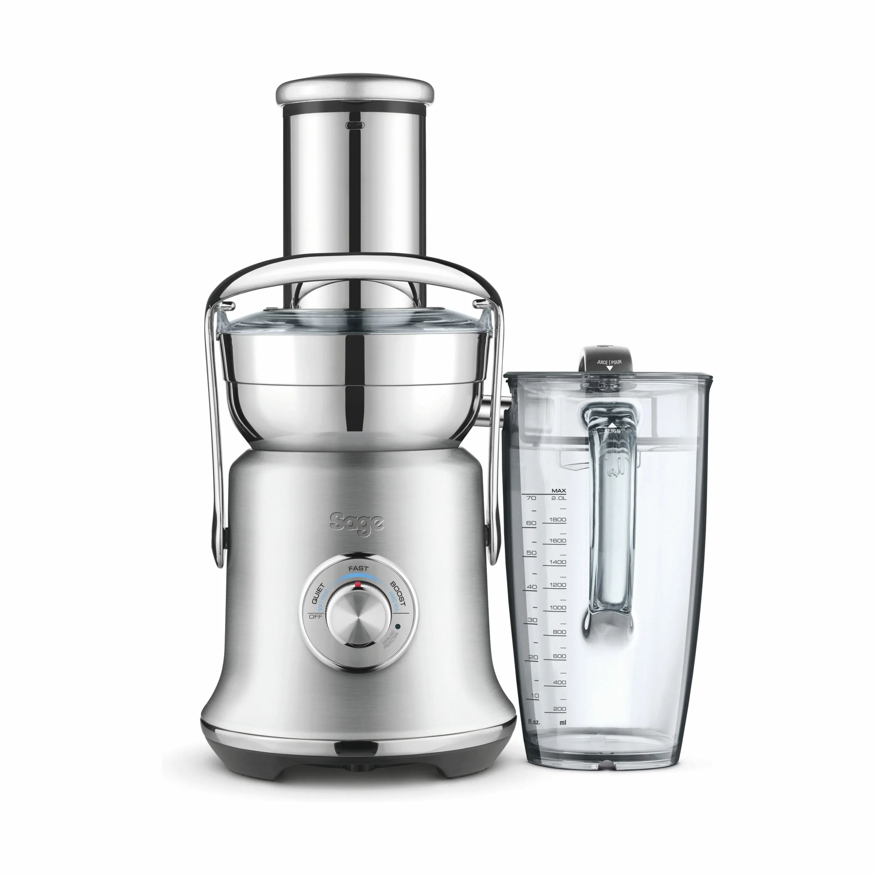 Sage Juicepressere Nutri Cold XL Juicer i Sølvfarvet, 1