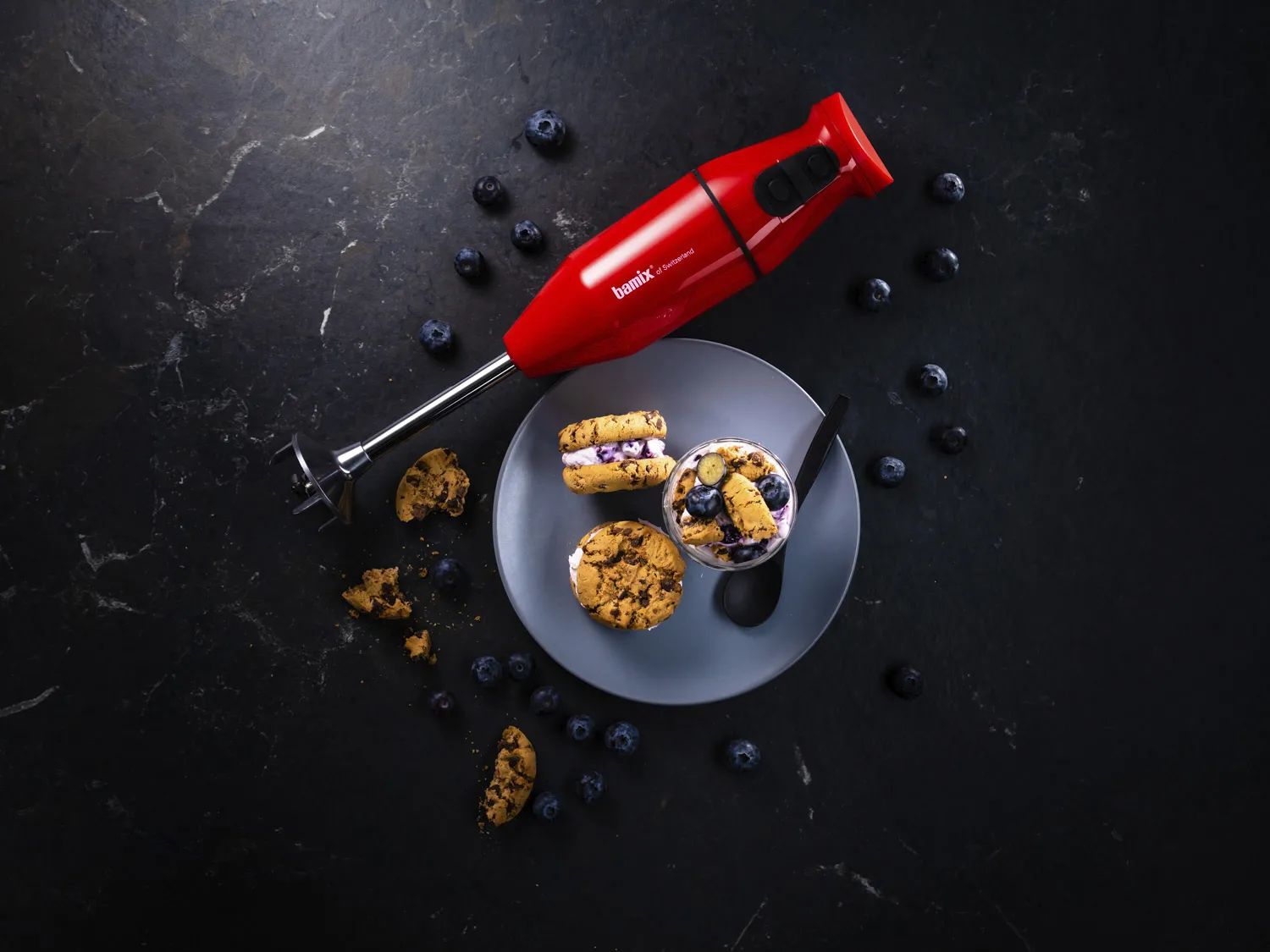 Bamix Stavblendere Cordless PLUS Stavblender i Rød, 2
