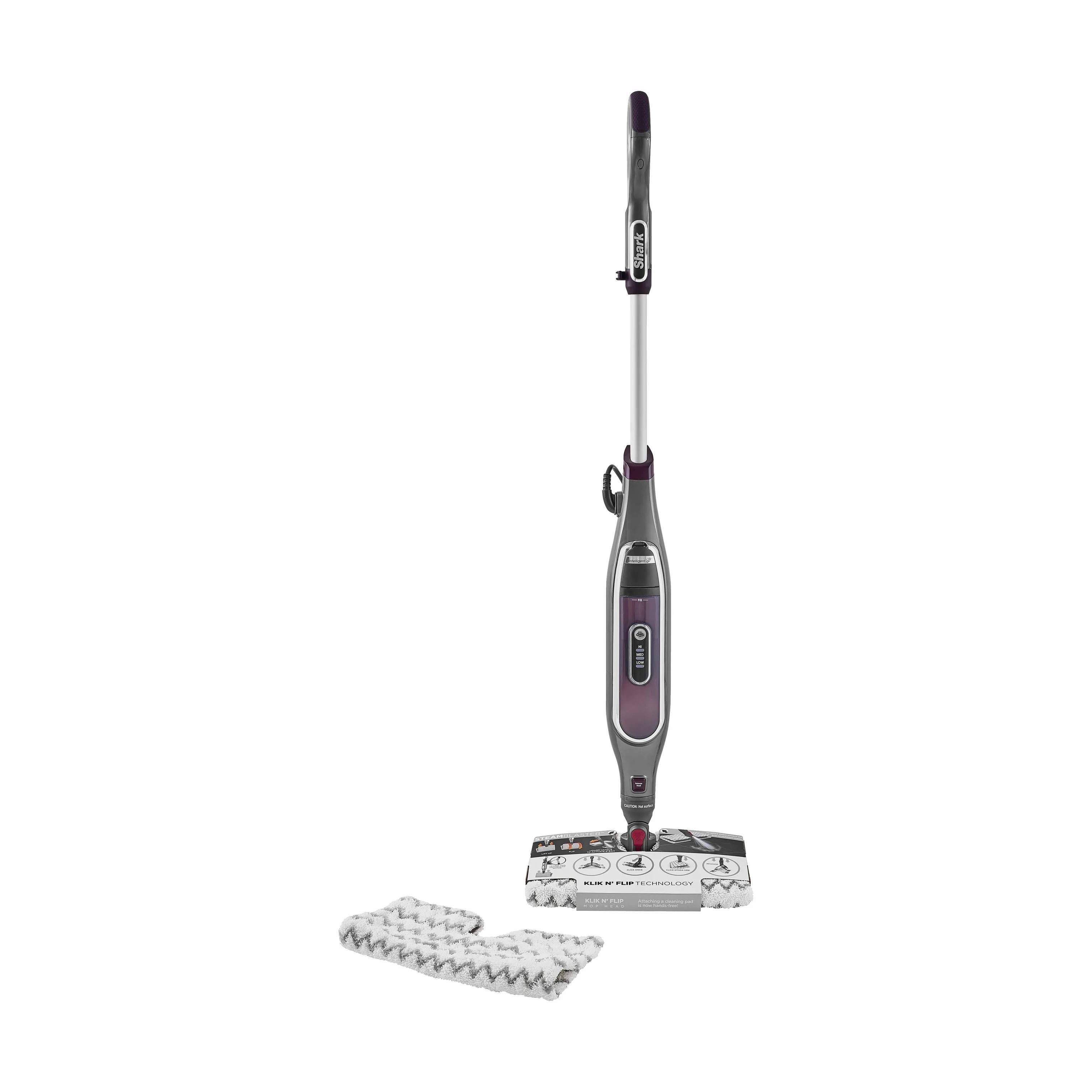 Shark Dampmopper Kick n' Flip Automatisk Damper S6003EU i Sort/lilla, 1