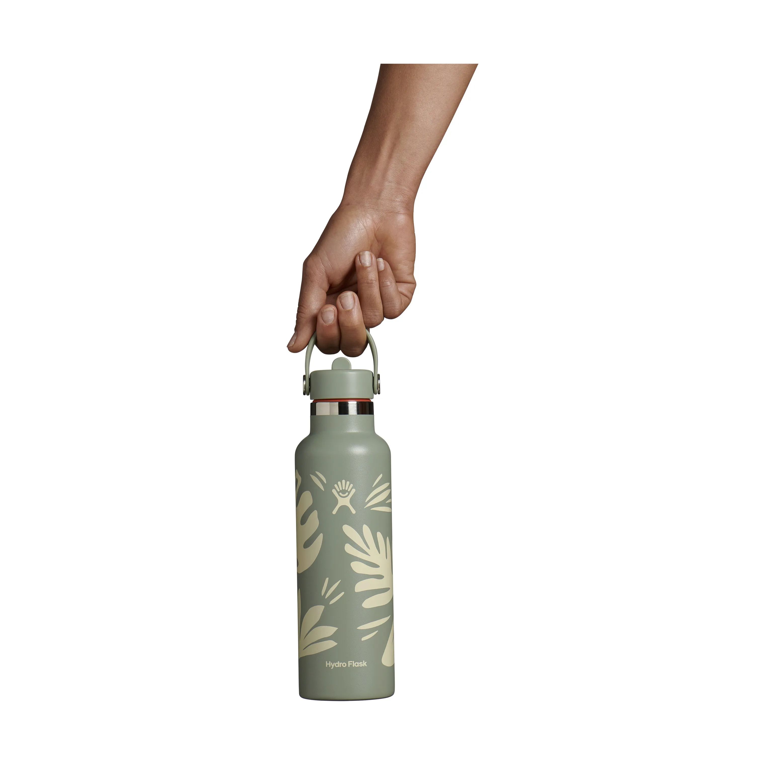 Hydro Flask Termoflasker Standard Flex Straw Termodrikkedunk i Grøn / Stål, 3