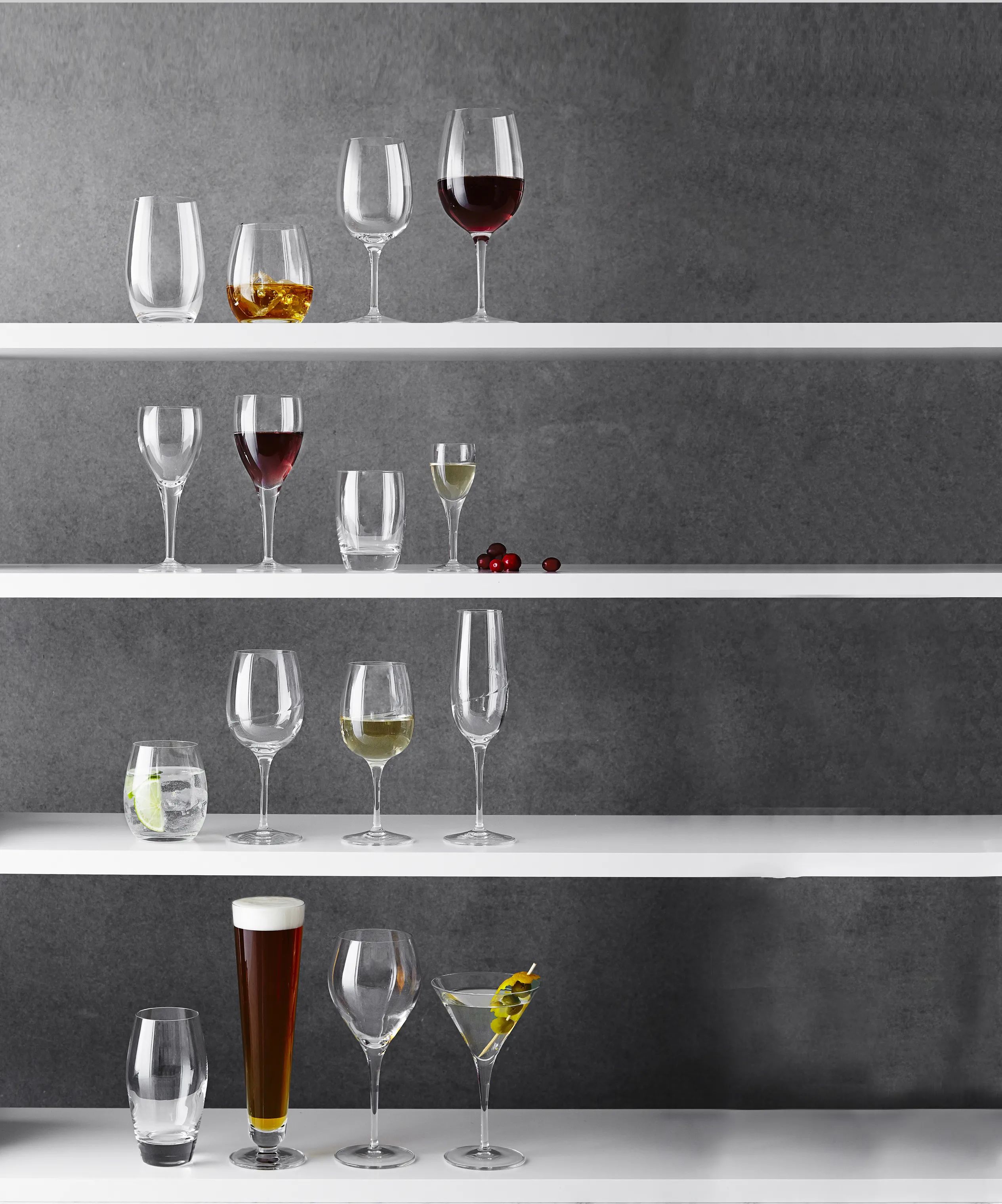 Luigi Bormioli Rødvinsglas Aero Rødvinsglas - 6 stk. i Klar, 36.5 cl, 2