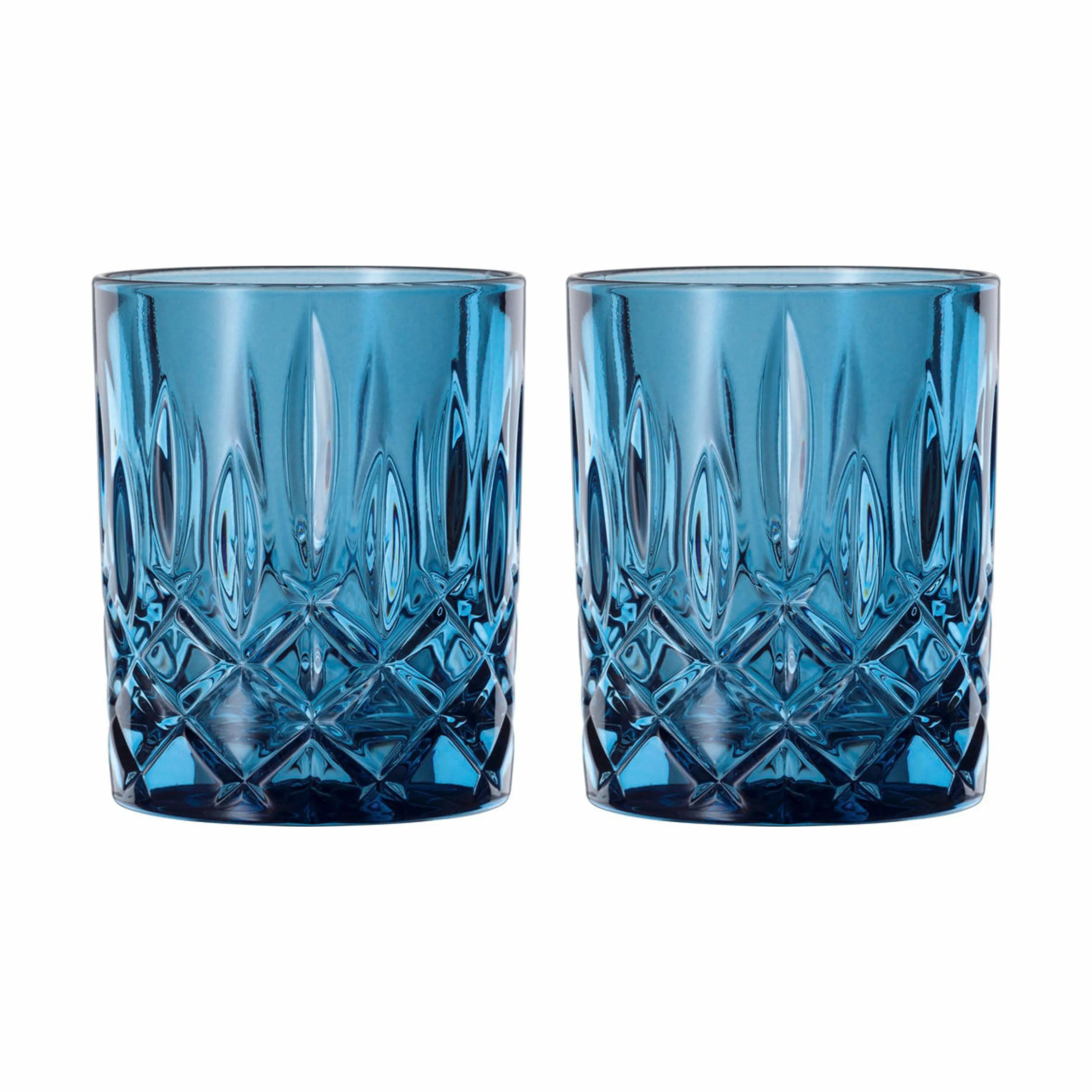 Nachtmann Lowball glas Noblesse Whiskyglas - 2 stk. i Vintage blue, 1