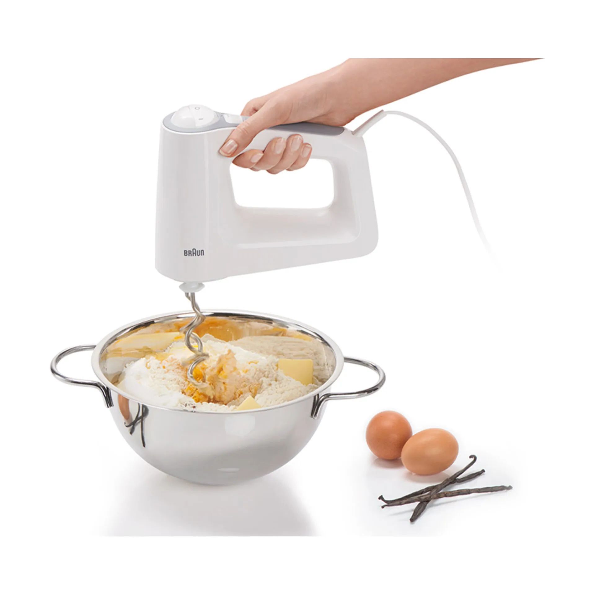 Braun Håndmixere HM3135 Håndmixer i Hvid, 4
