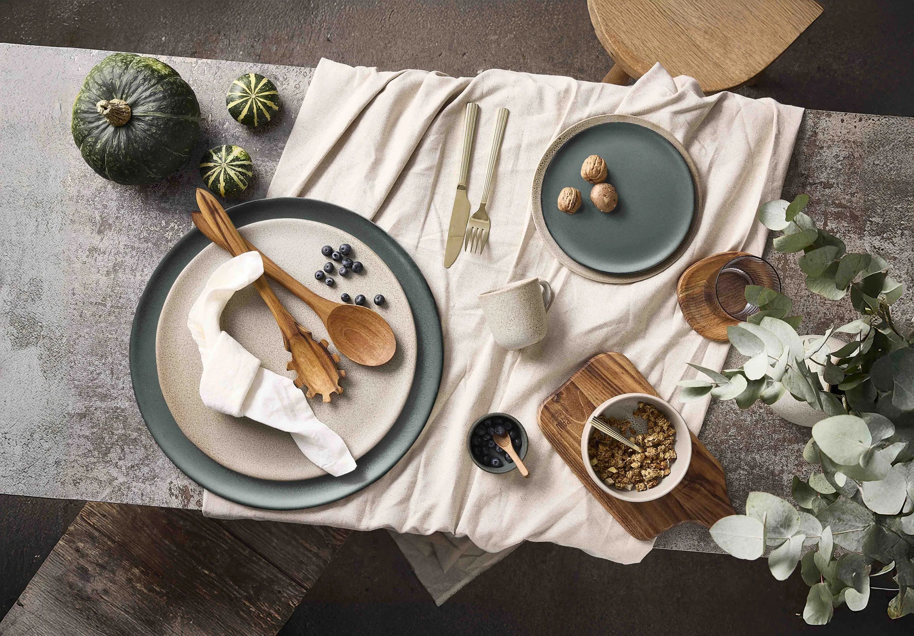 RAW by Aida Serveringsfade RAW Rundt Fad i Northern Green, 3