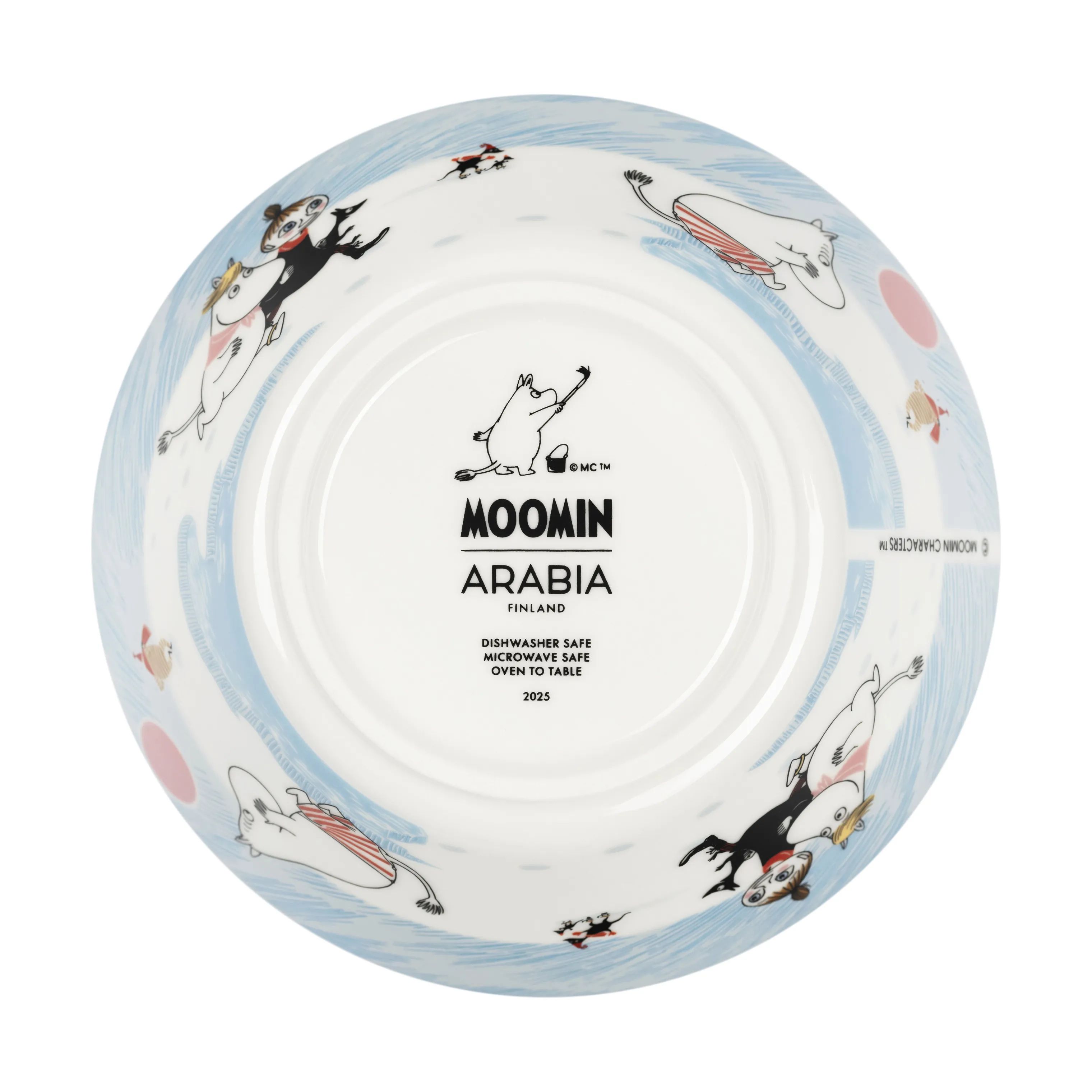 Moomin Arabia Serveringsskåle Vinterbadning Skål i Multifarvet, 2