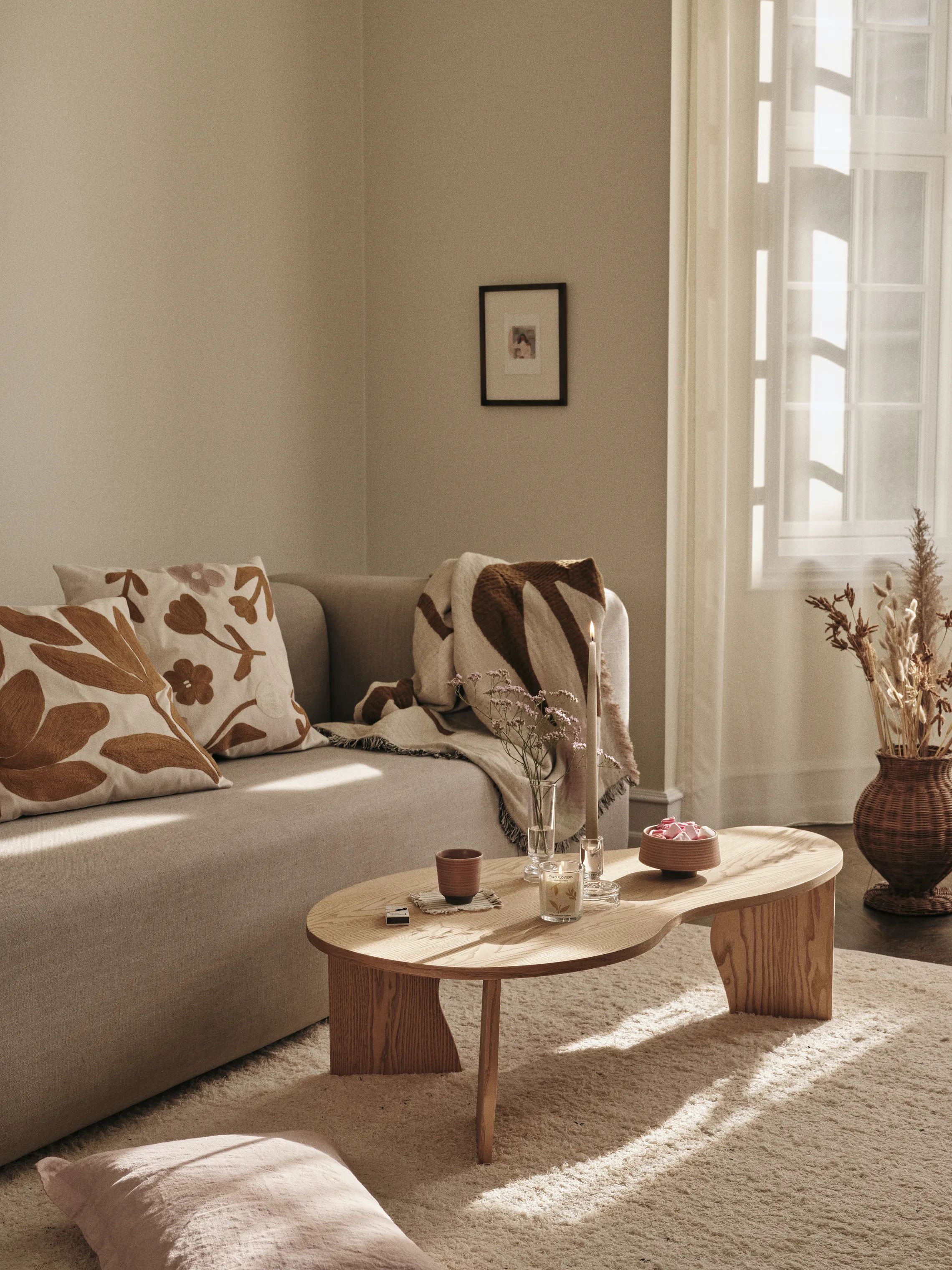 Broste Copenhagen Sofaborde Brook Sofabord i Natural, 2