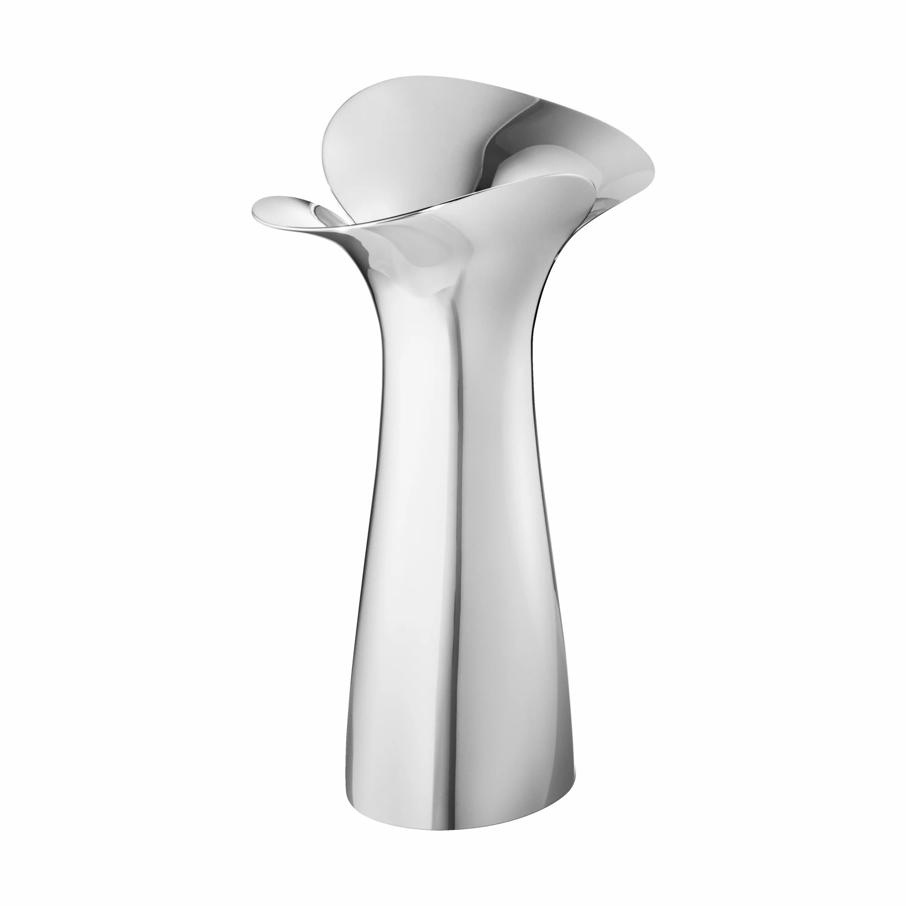 Georg Jensen Vaser Bloom Botanica Vase i Stål, 22 cm, 1
