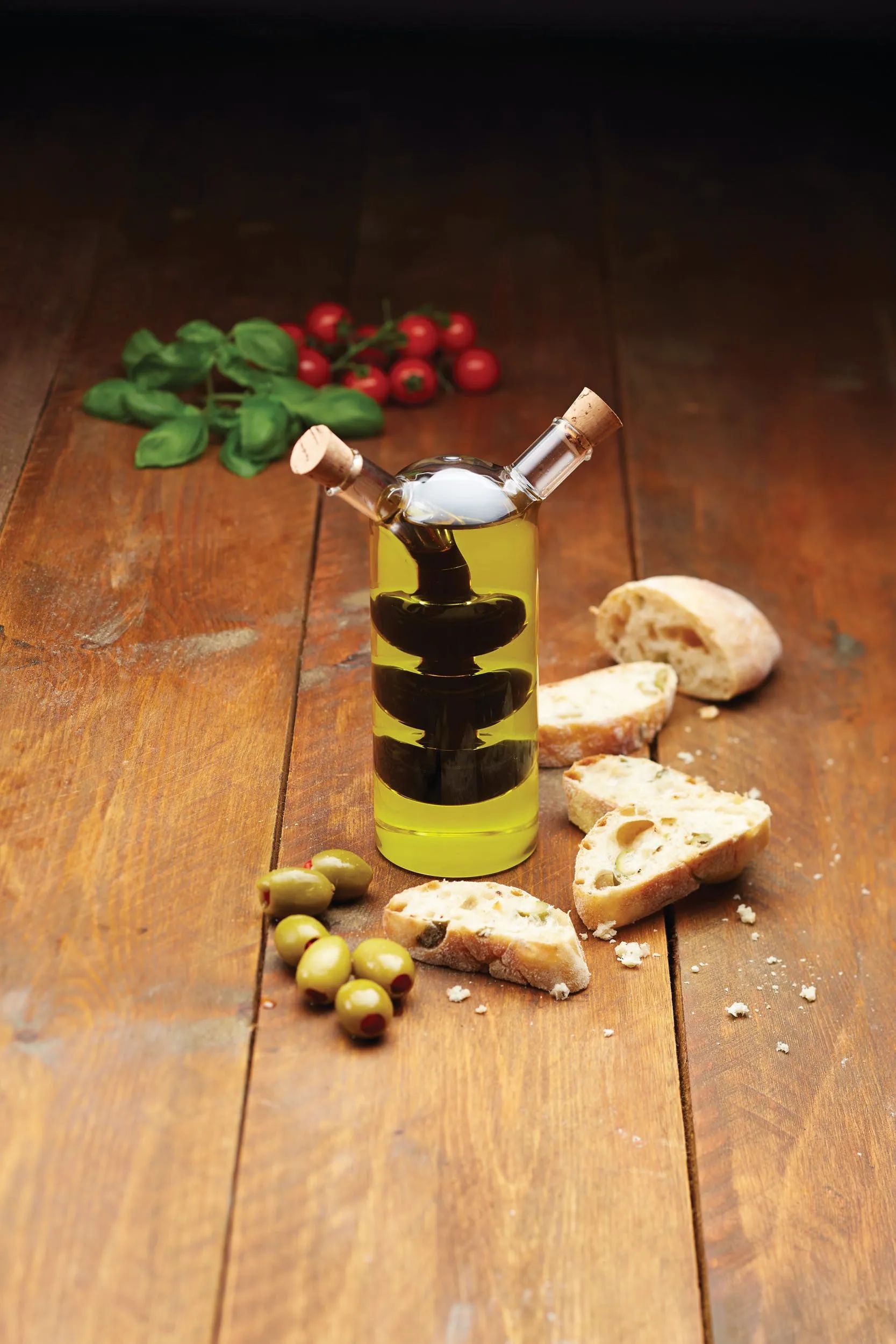 KitchenCraft Olie- og eddikeflasker World of Flavours Olie/Edikkeflaske i Klar, 6