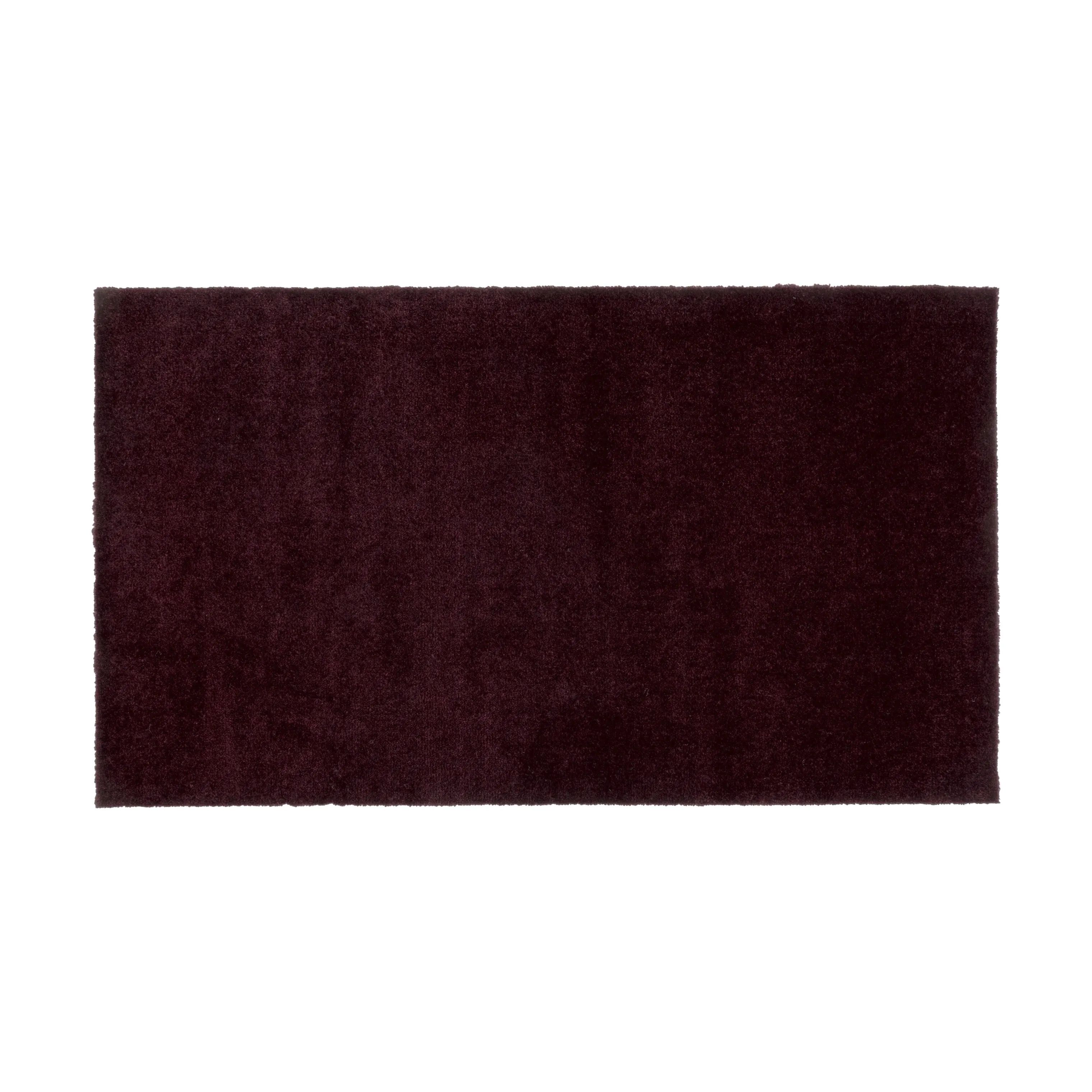 Tica Copenhagen Gulvtæpper Uni Color Unicolor Gulvmåtte i Bordeaux, B67 x L120 cm, 1