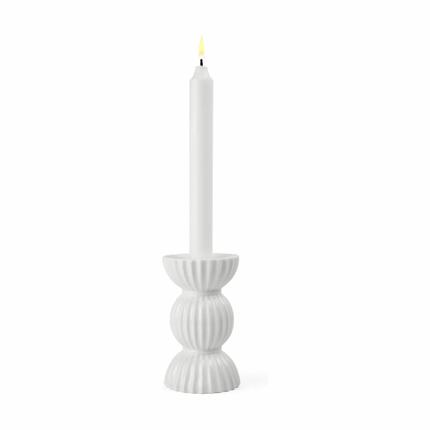 Lyngby Porcelæn Kronelysestage Tura Kronelysestage i Hvid, 4