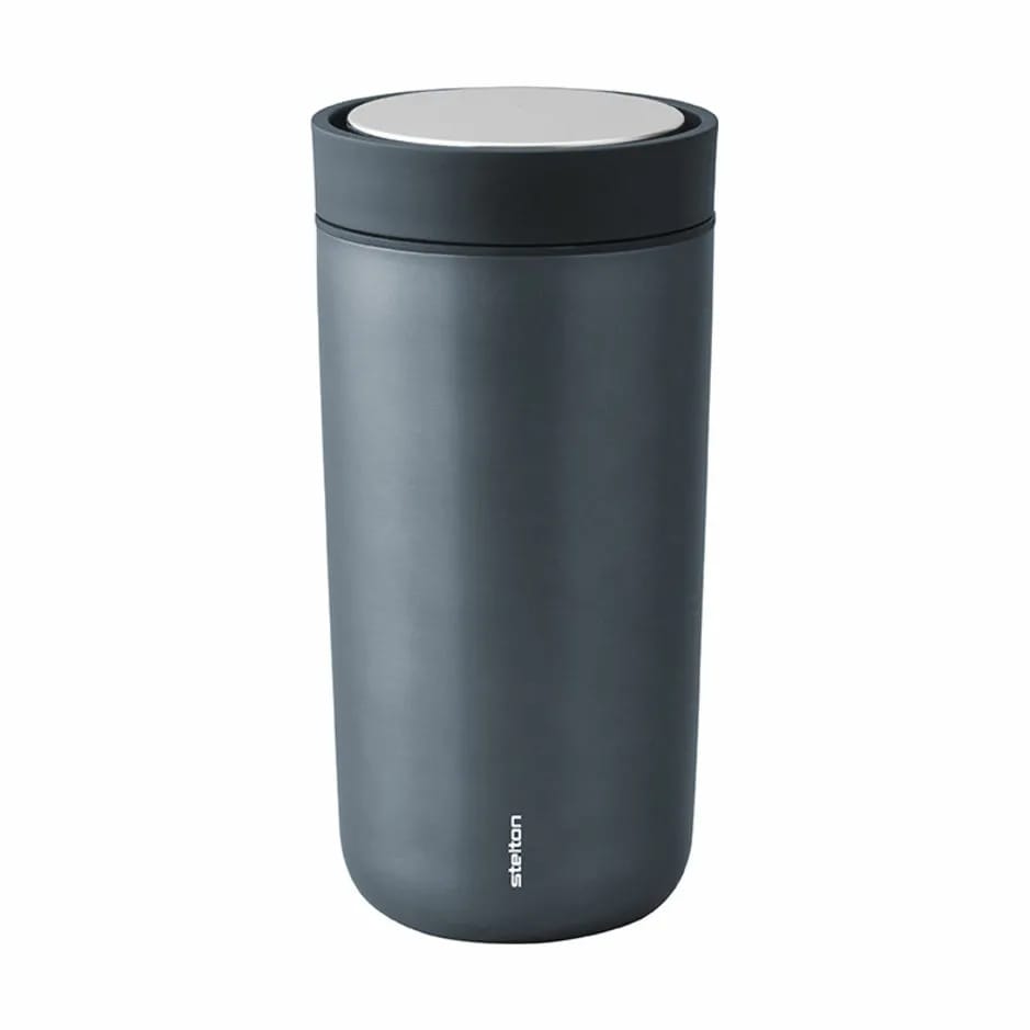 Stelton To go kopper I:CONS To Go Click Rejsekrus i Dark blue/metallic, 40 cl, 1