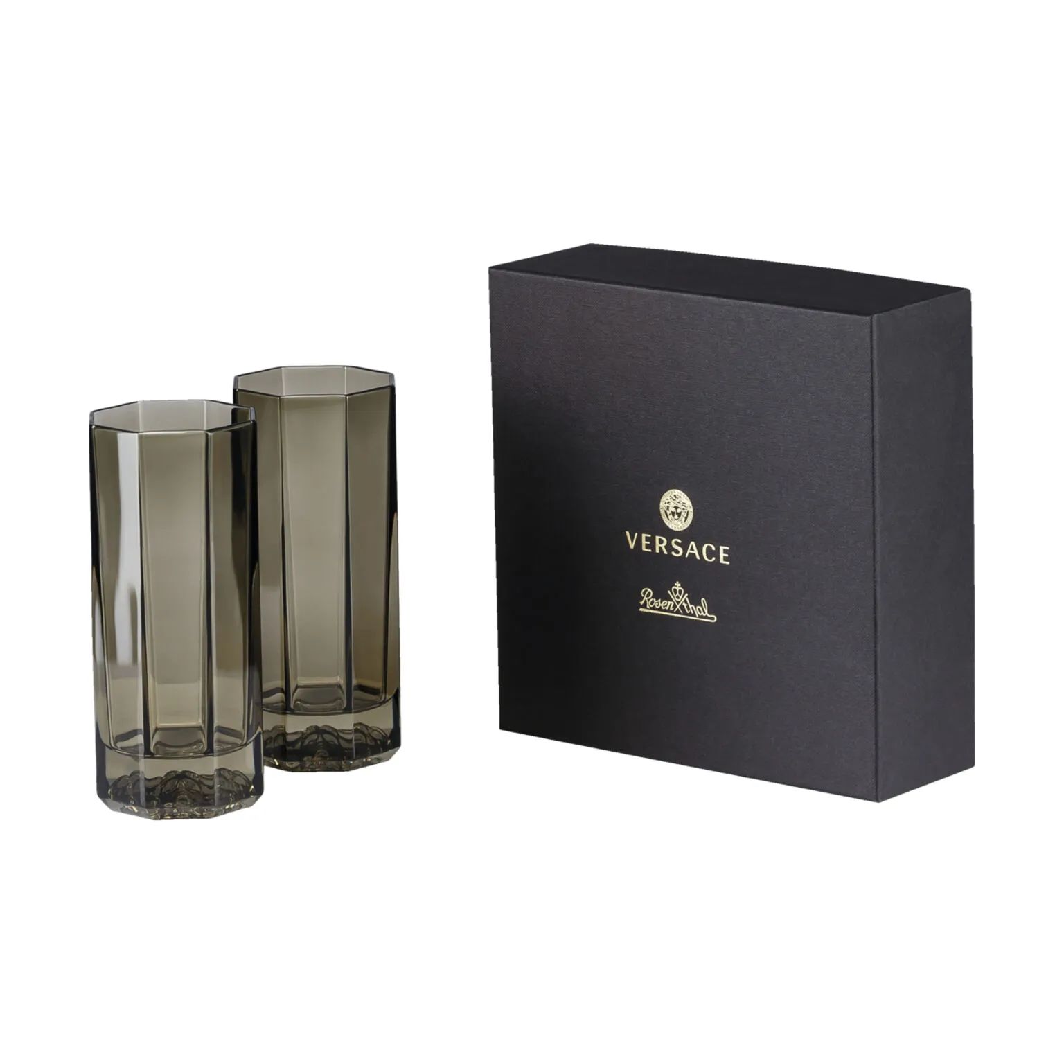 Versace Highball glas Medusa Highball Glas - 2 stk. i Sort, 4