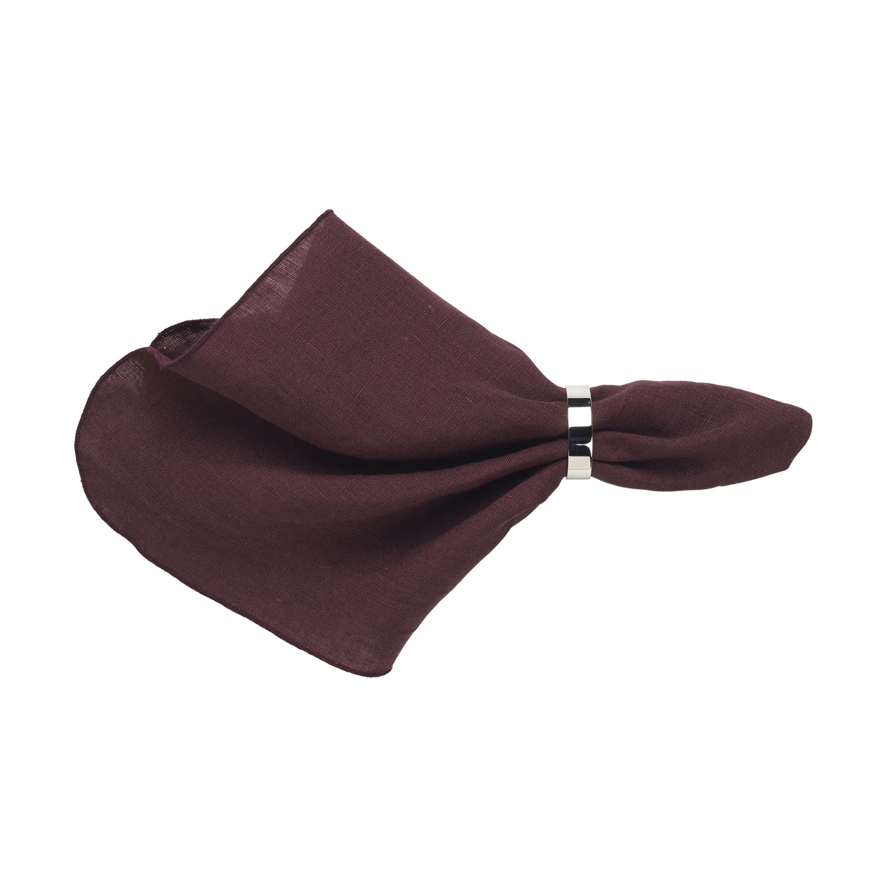Broste Copenhagen Stofservietter Gracie Stofserviet i Aubergine, 1