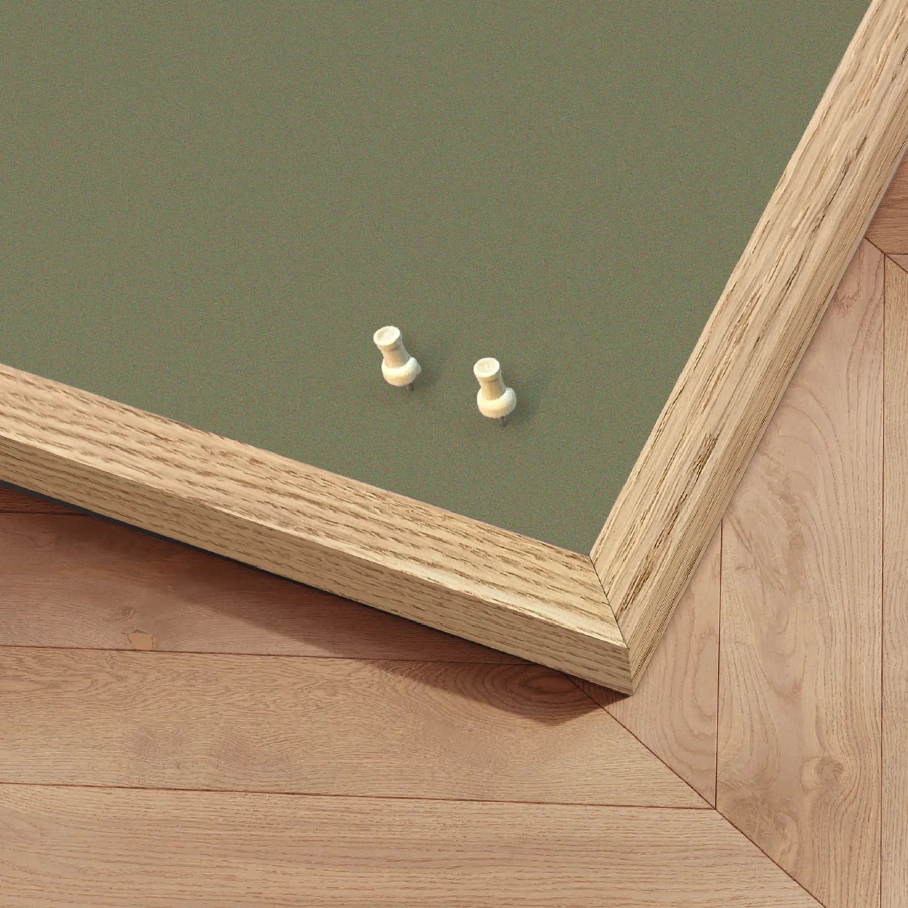 Incado Lærredstryk Opslagstavle i Deluxe Green, 3