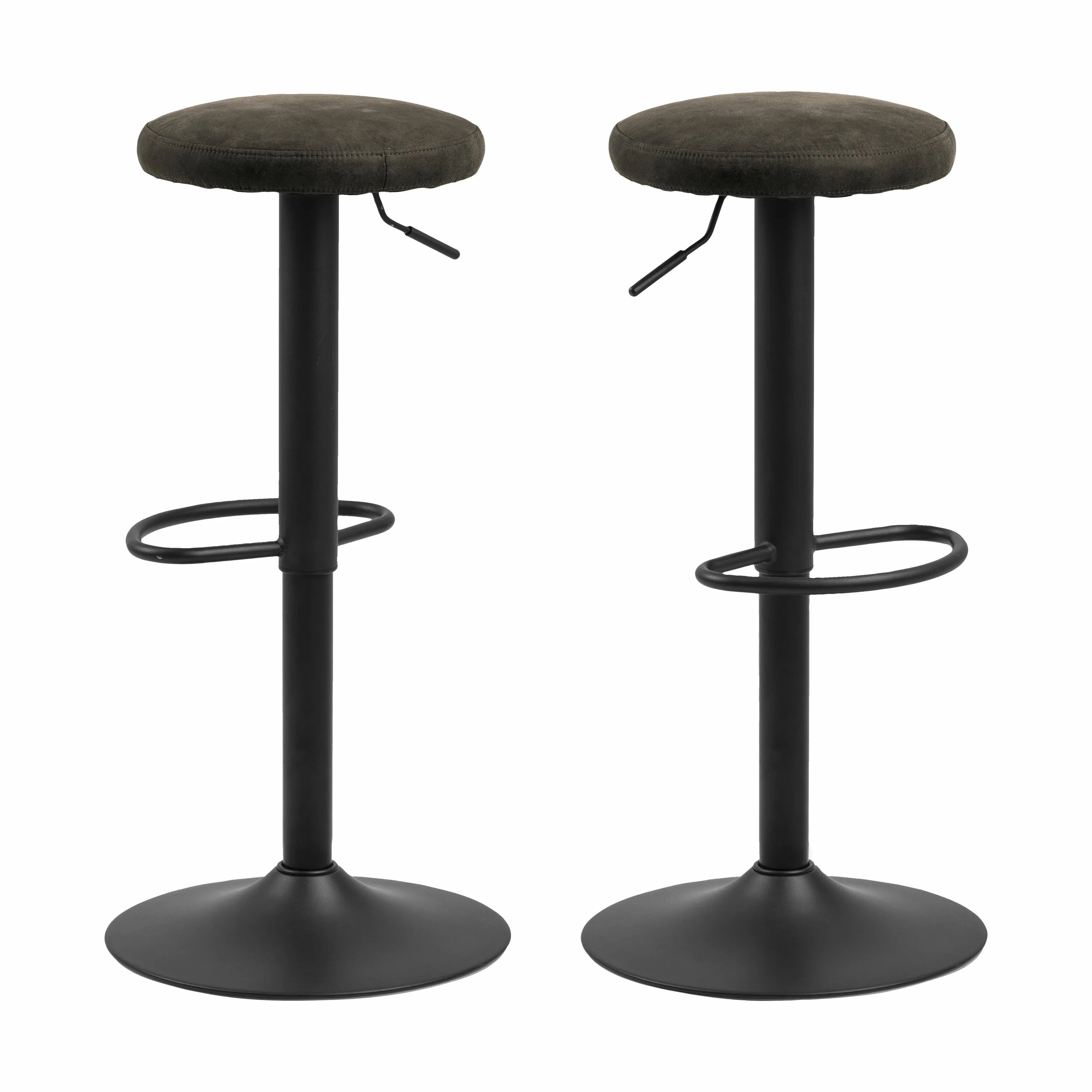 CASA Living Barstole Finch Barstol - 2 stk i antracit, 1