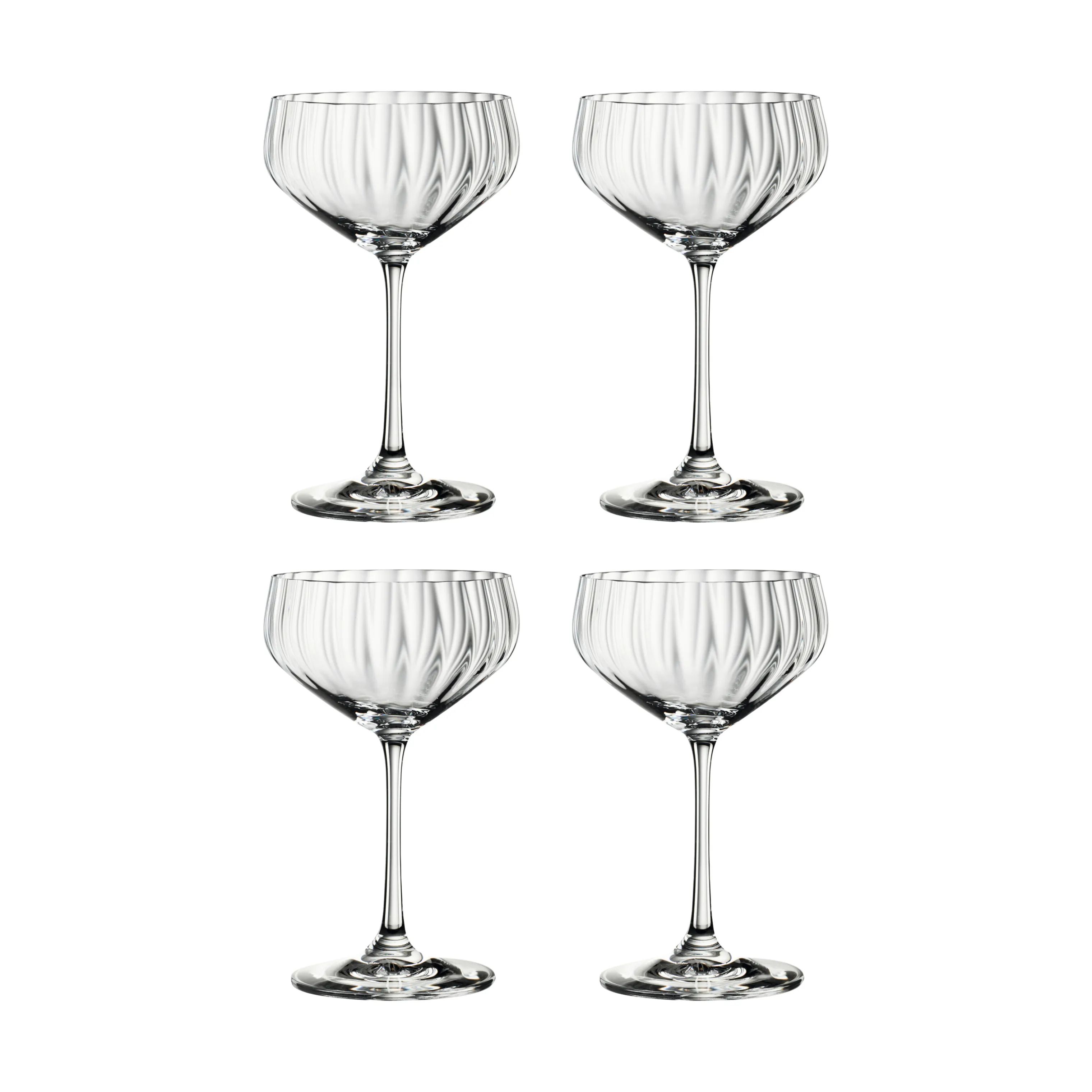 Spiegelau Champagneglas Lifestyle Coupette Glas - 4 stk. i Klar, 1