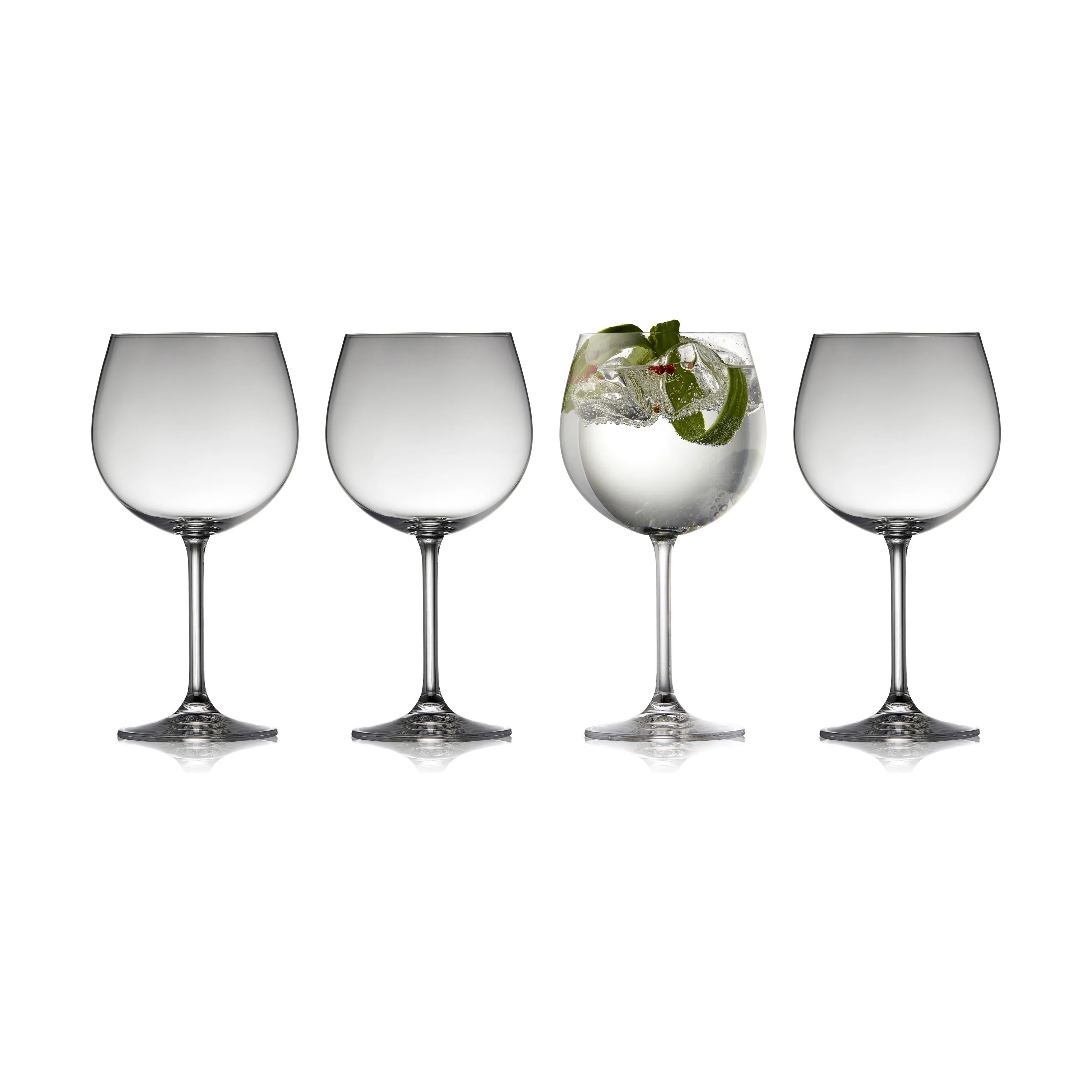 Lyngby Glas Ginglas Juvel Gin & Tonic Glas - 4 stk. i Klar, 1