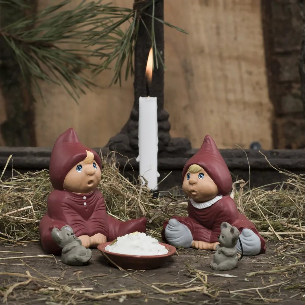 Klarborg Nisser Nissepar - Knud & Inger i 9 cm, 2