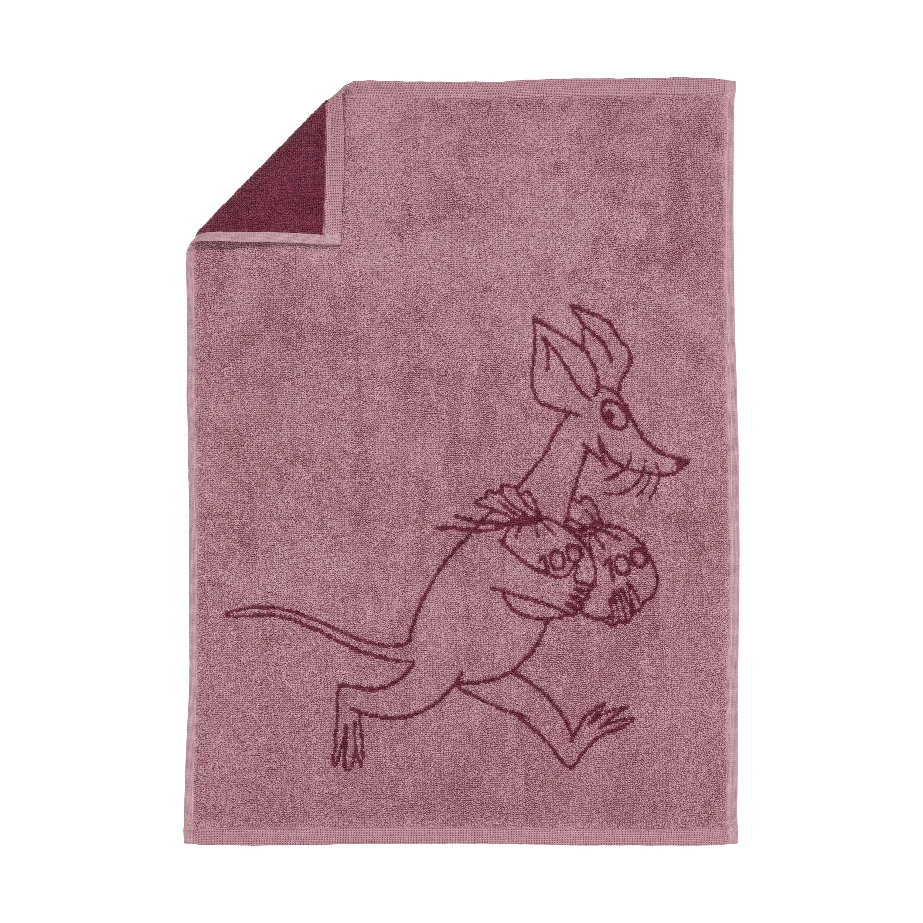 Moomin Arabia Håndklæder Arabia Badeværelse Håndklæde - Sniff i /Lilla, B50 x L70 cm, 1
