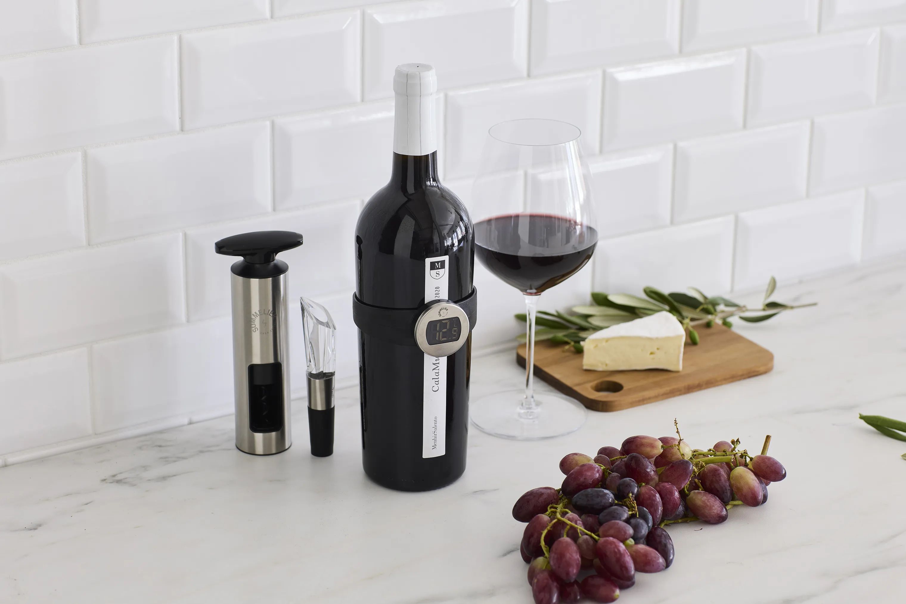 Sommelier by CASA Living Vinpropper Sommelier Vintermometer i Sort, 3