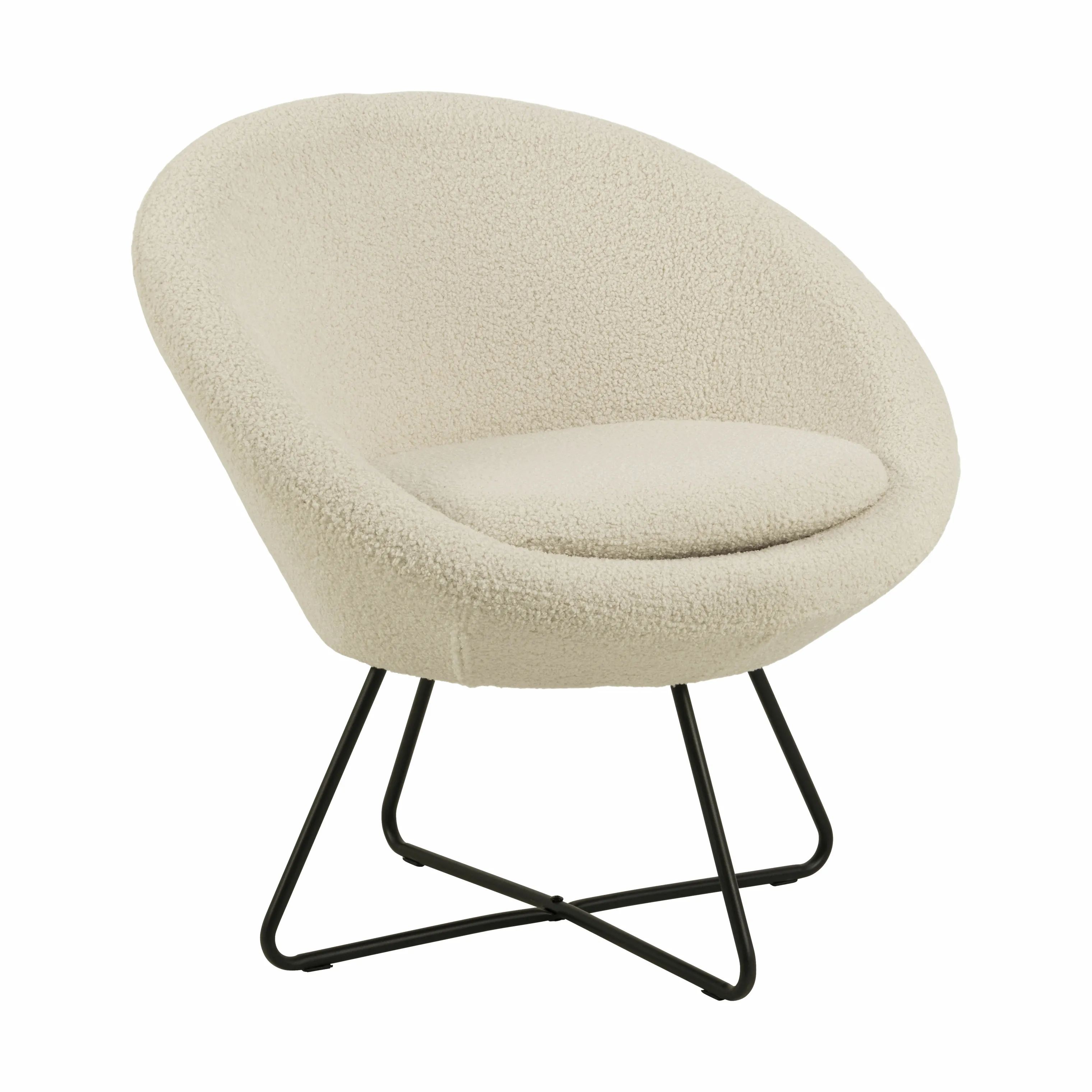 CASA Living Lænestole Center Loungestol i Creme, 3