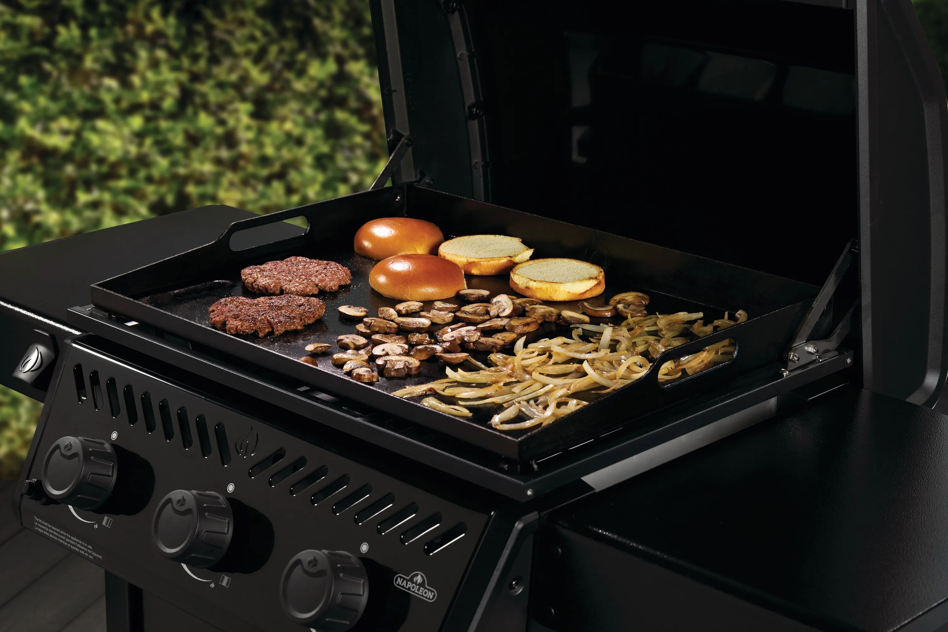 Napoleon Gasgrill 24'' Freestyle Plancha Grill i Sort, 11