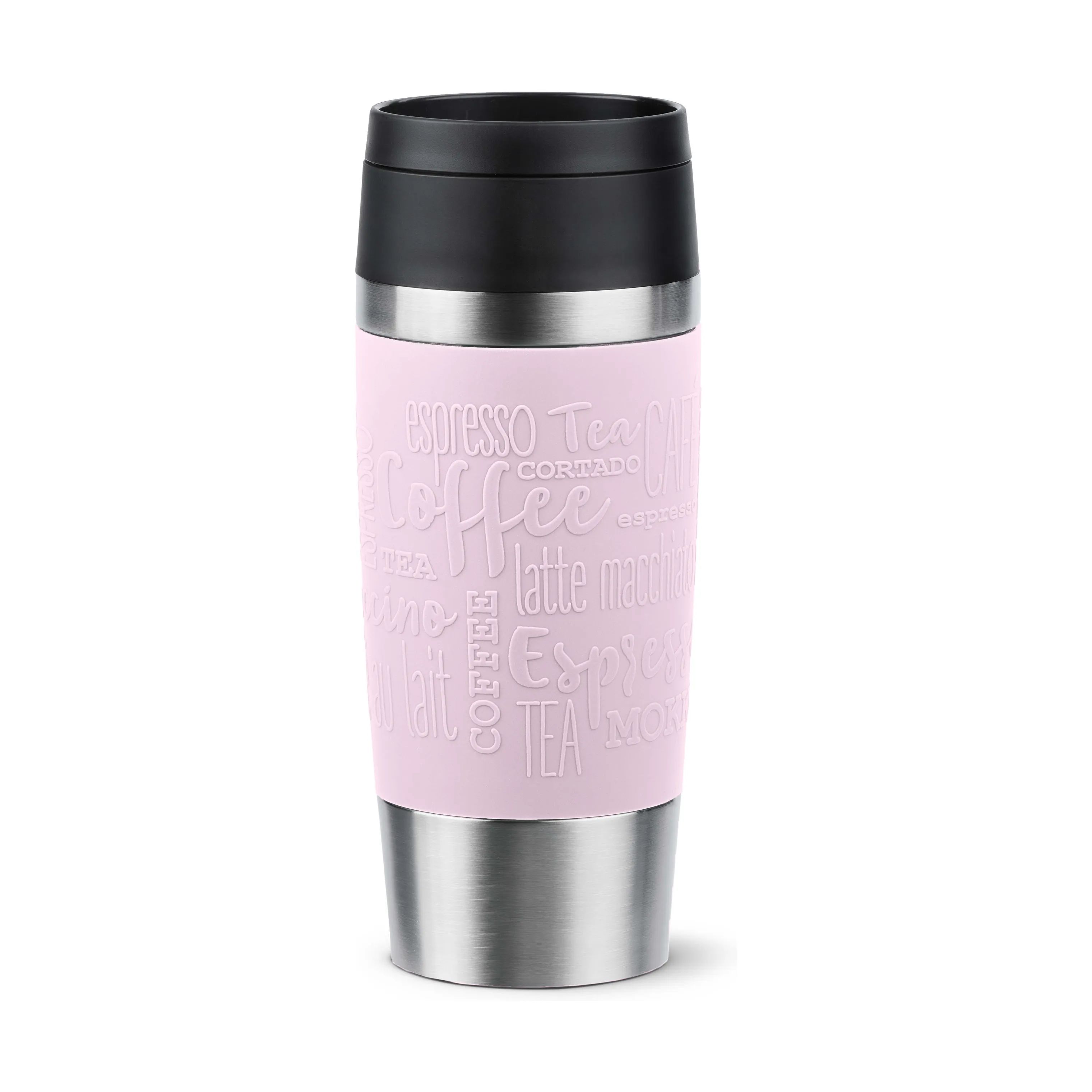 Emsa To go kopper To Go To-Go Classic Rejsekrus i Pastel Pink, 0.36 L, 1