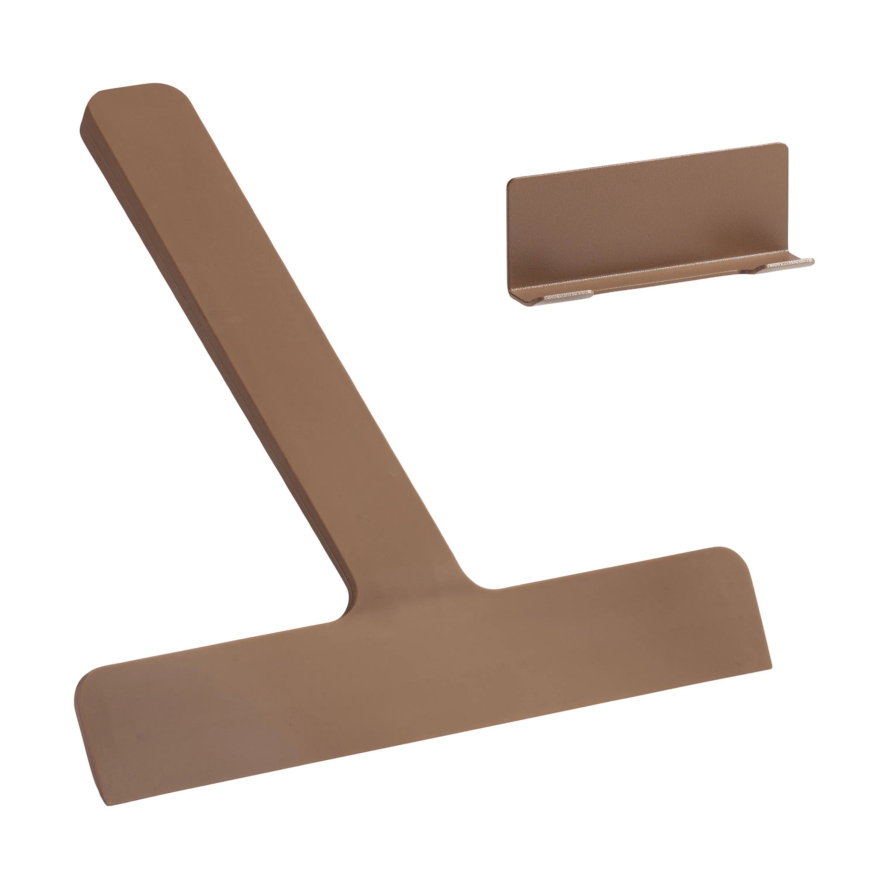 Zone Tilbehør til bad Ume Skraber m. holder i Terracotta, 1