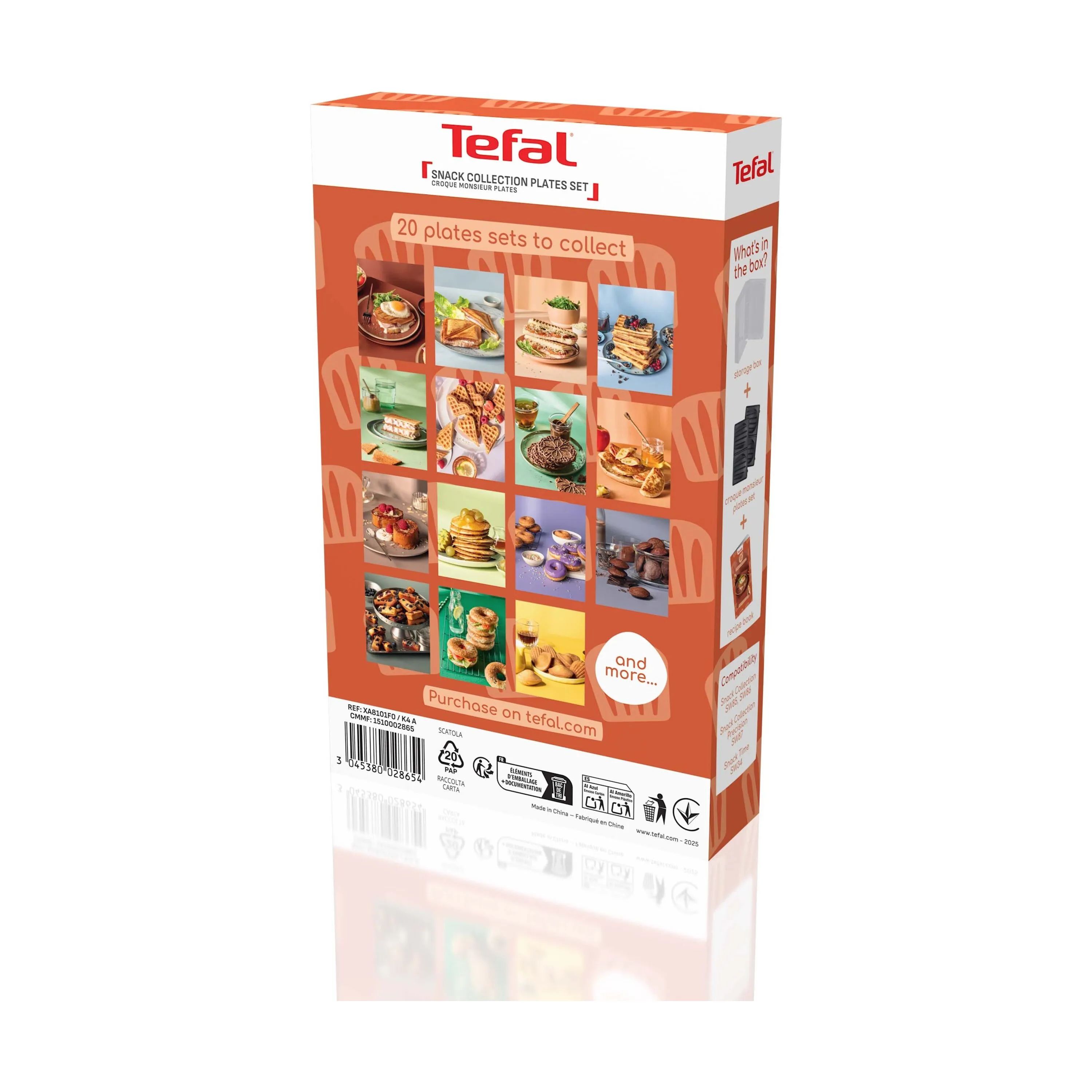 Tefal Bordgrill Snack Collection Plade - Sandwich i Sandwich, 5