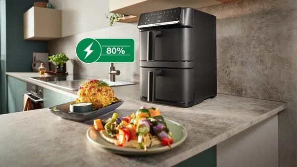 Bosch Airfryers Serie 6 Airfryer i Sort, 4