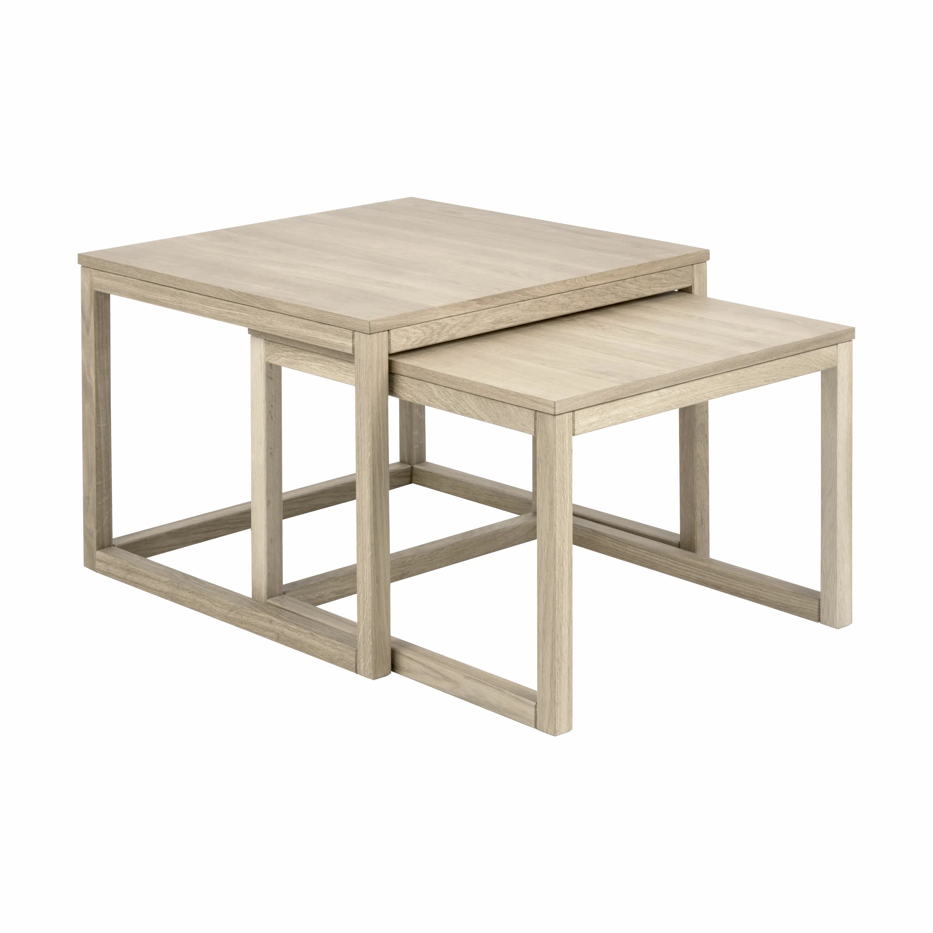 CASA Living Sofaborde Cornus Sofabordssæt i Natur, 1