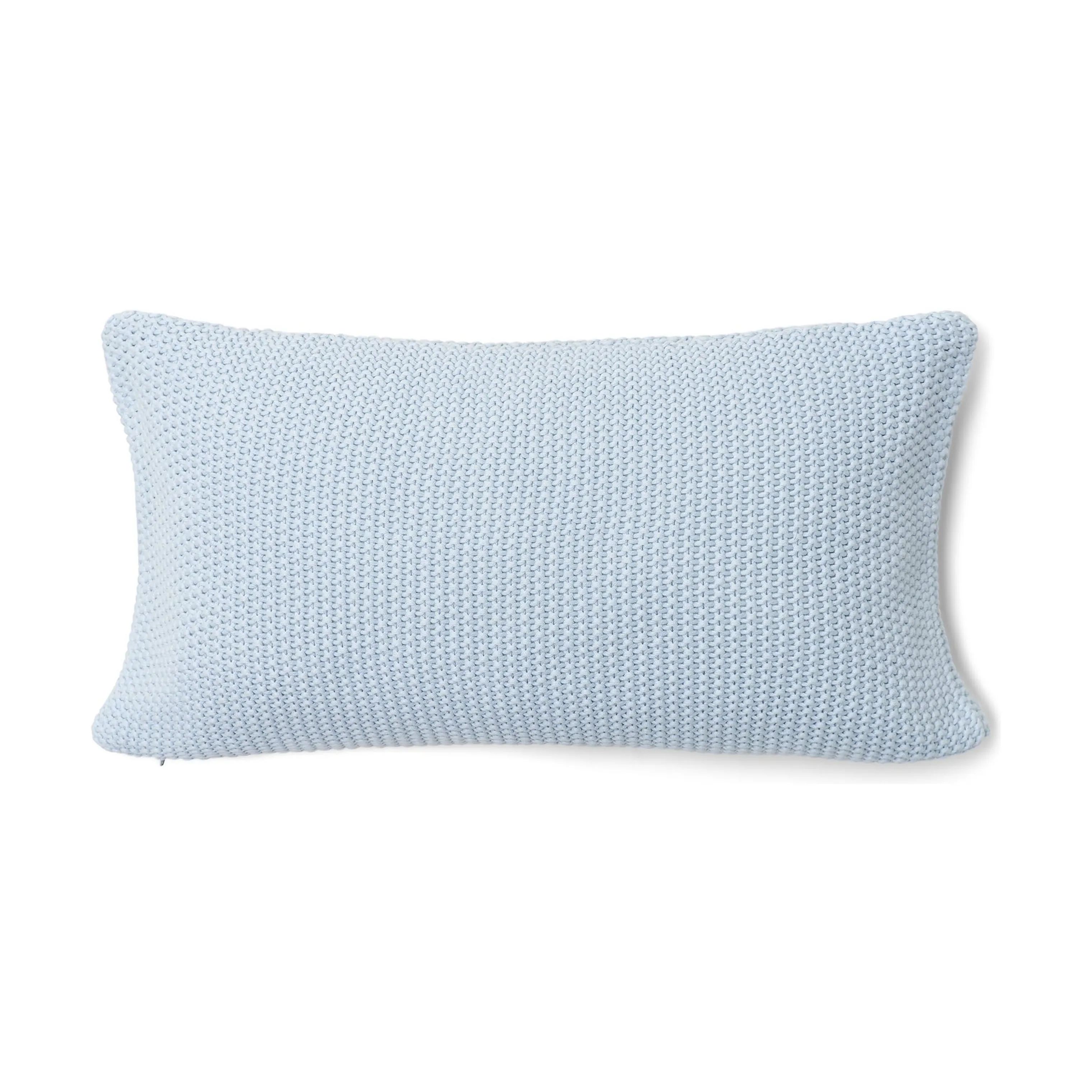 Marc O'Polo Pyntepuder Nordic Knit Pyntepude i Calm blue, H13 x B30 cm, 1