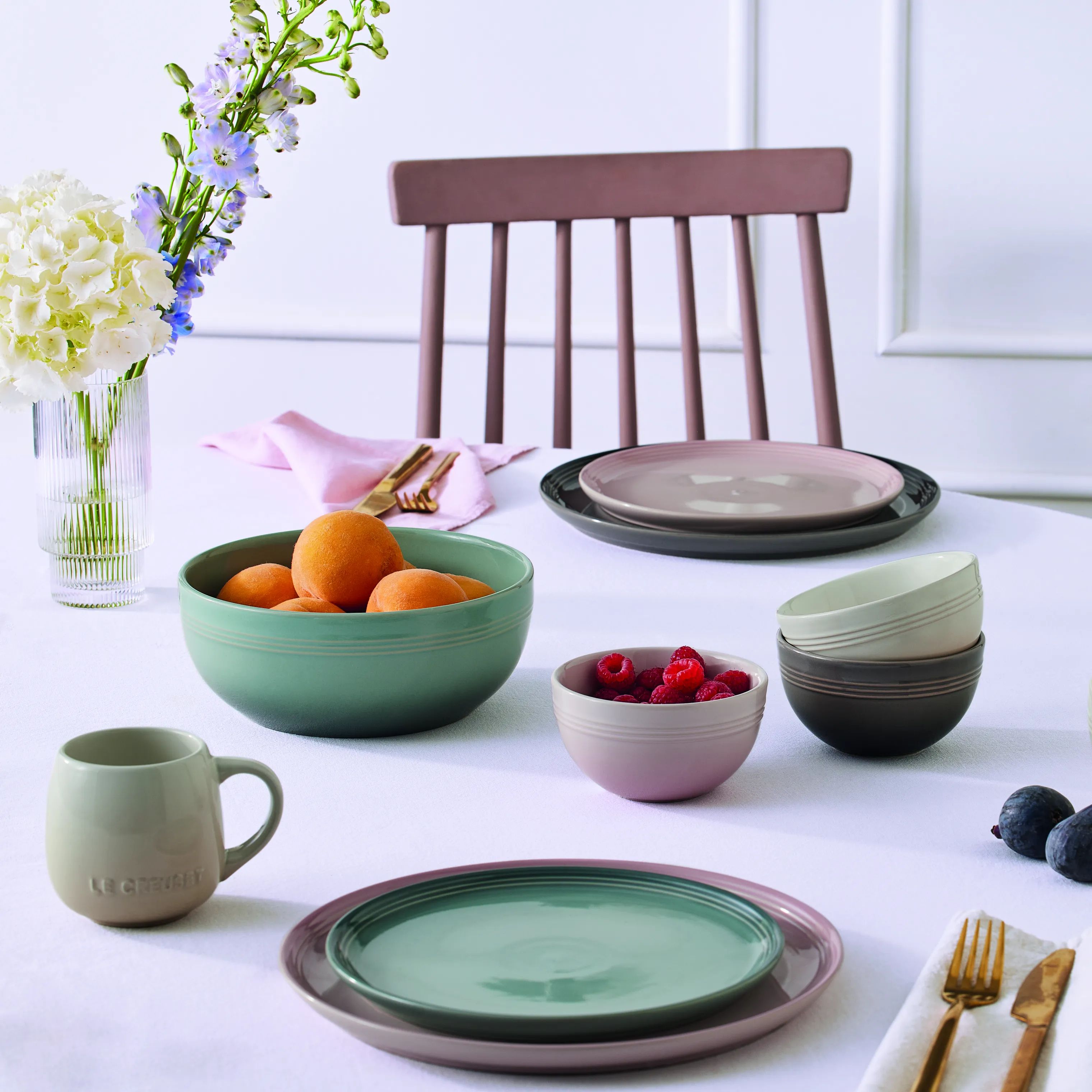 Le Creuset Serveringsskåle Coupe Collection Coupe Serveringsskål i Sea Salt, 2