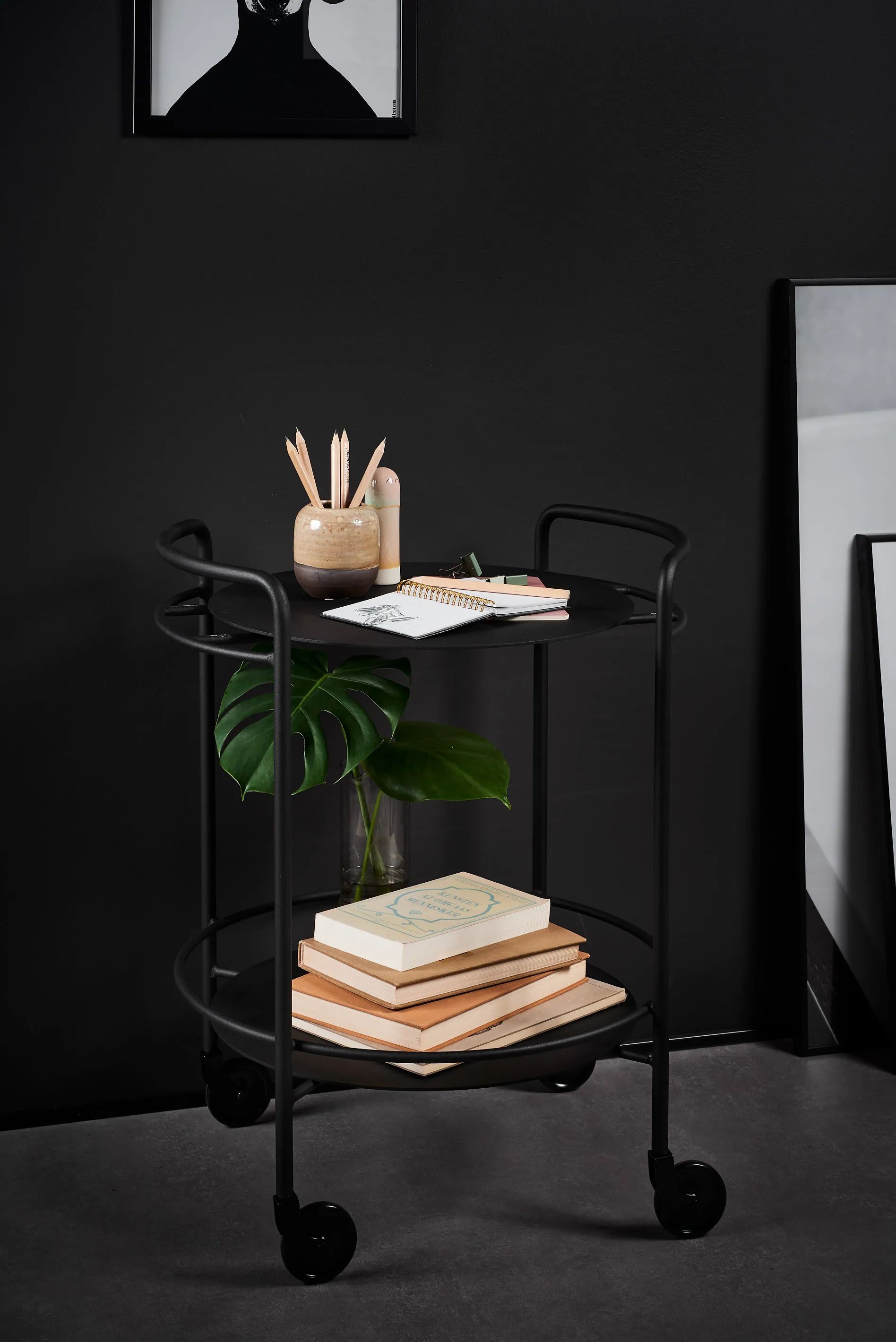 SACKit Sofaborde Serveit Tray Table i Black, 3