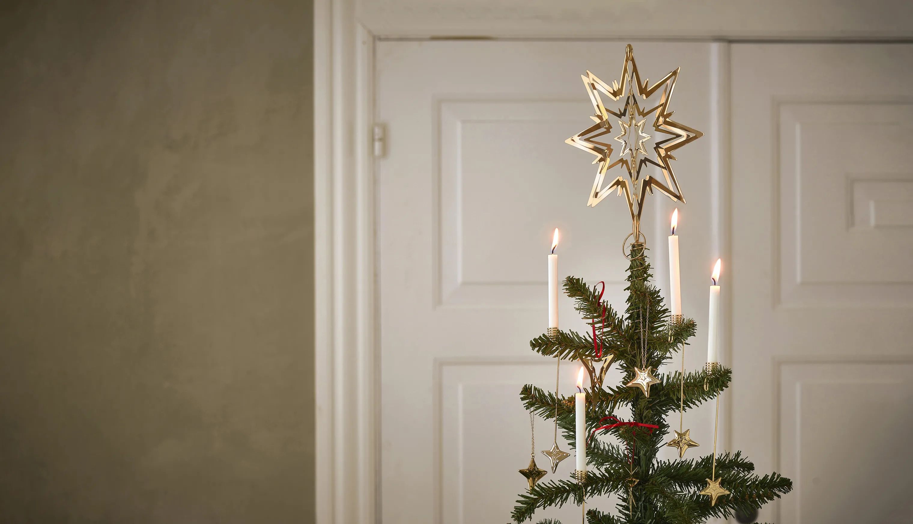 Georg Jensen Topstjerner Christmas Collectibles 1993 Topstjerne - Stor i Guldfarvet, Stor, 8