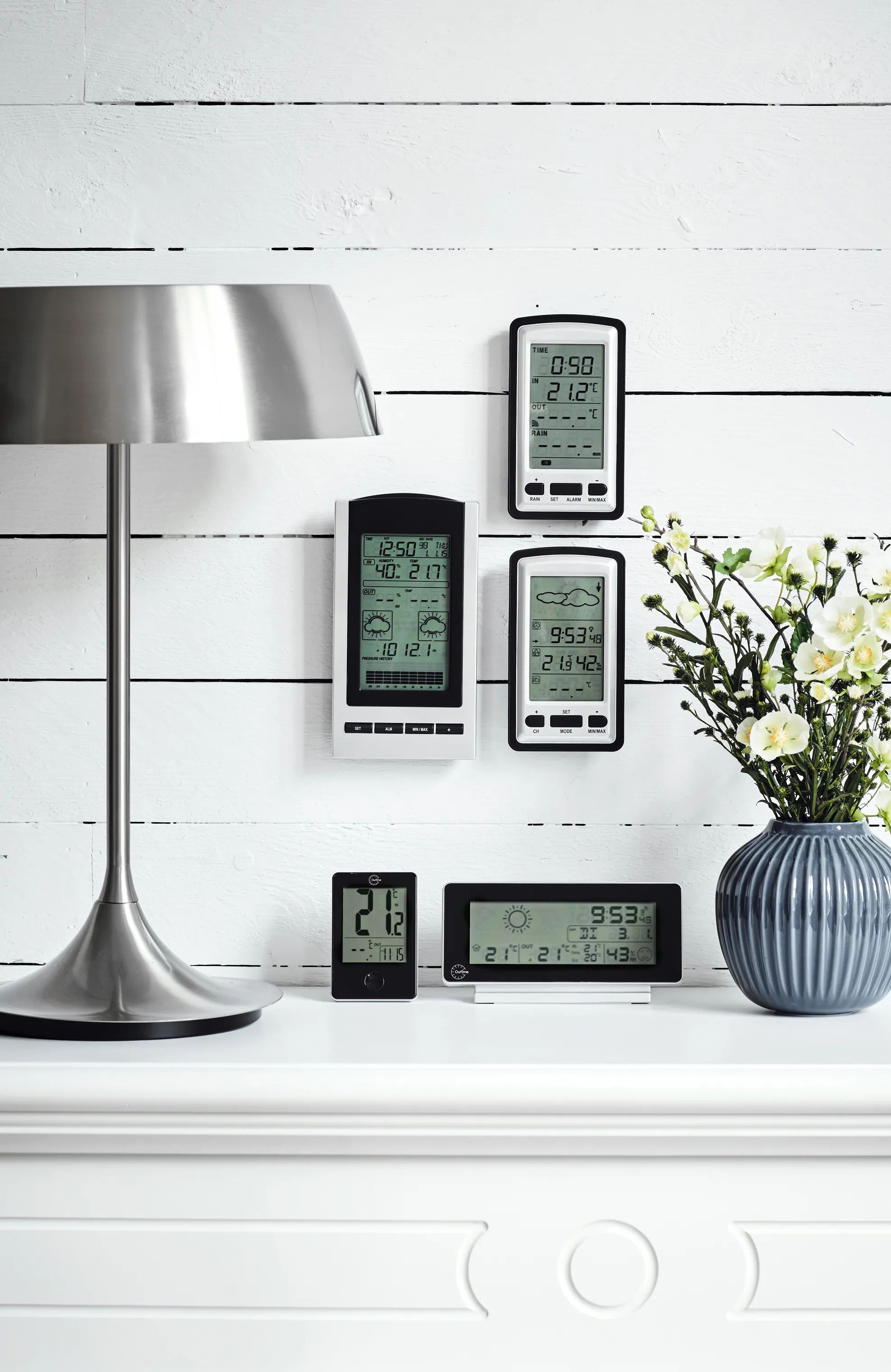 CASA Living Vejrstationer Vejrstation i Sort, 2