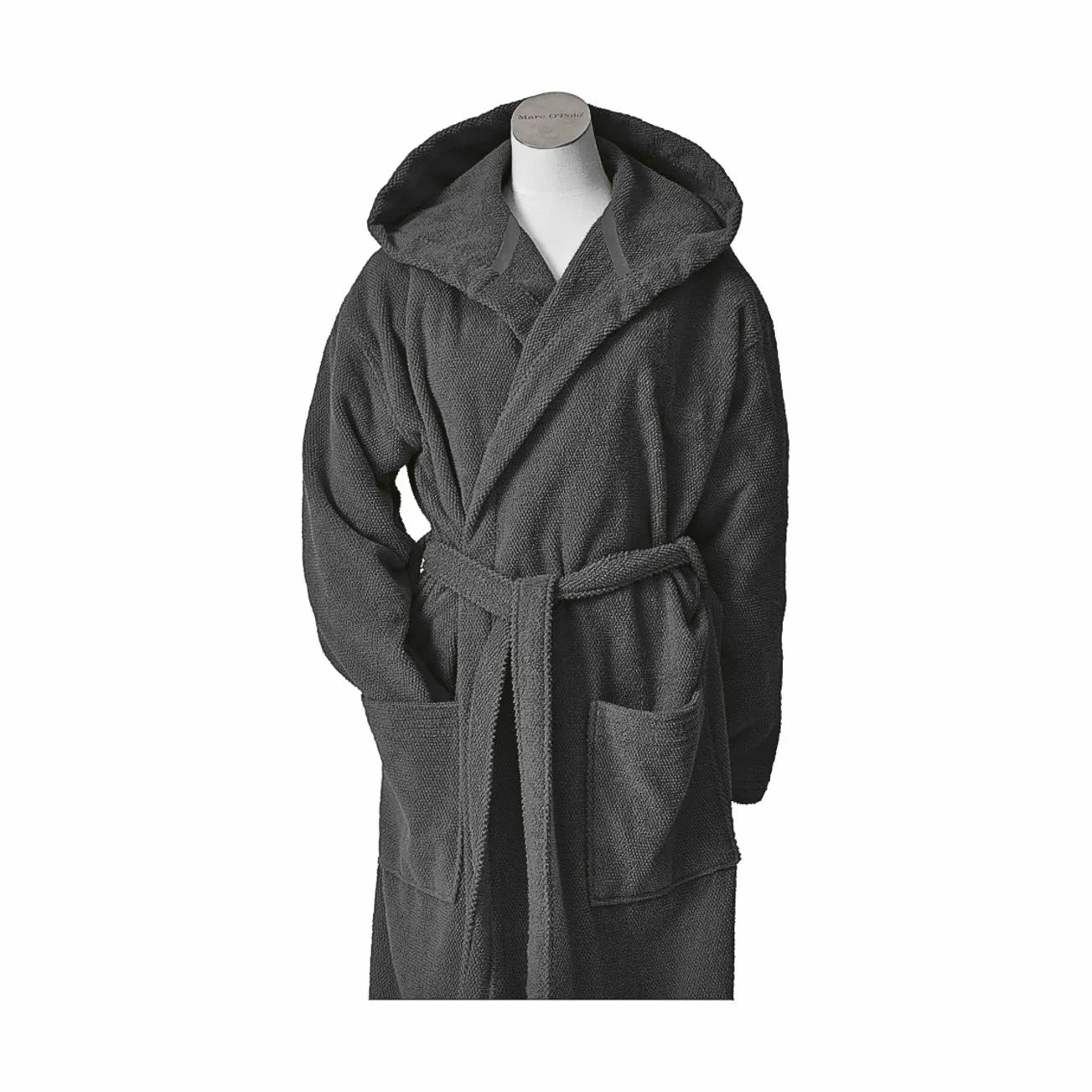 Marc O'Polo Morgenkåber Timeless Uni Badekåbe i Anthracite, 1