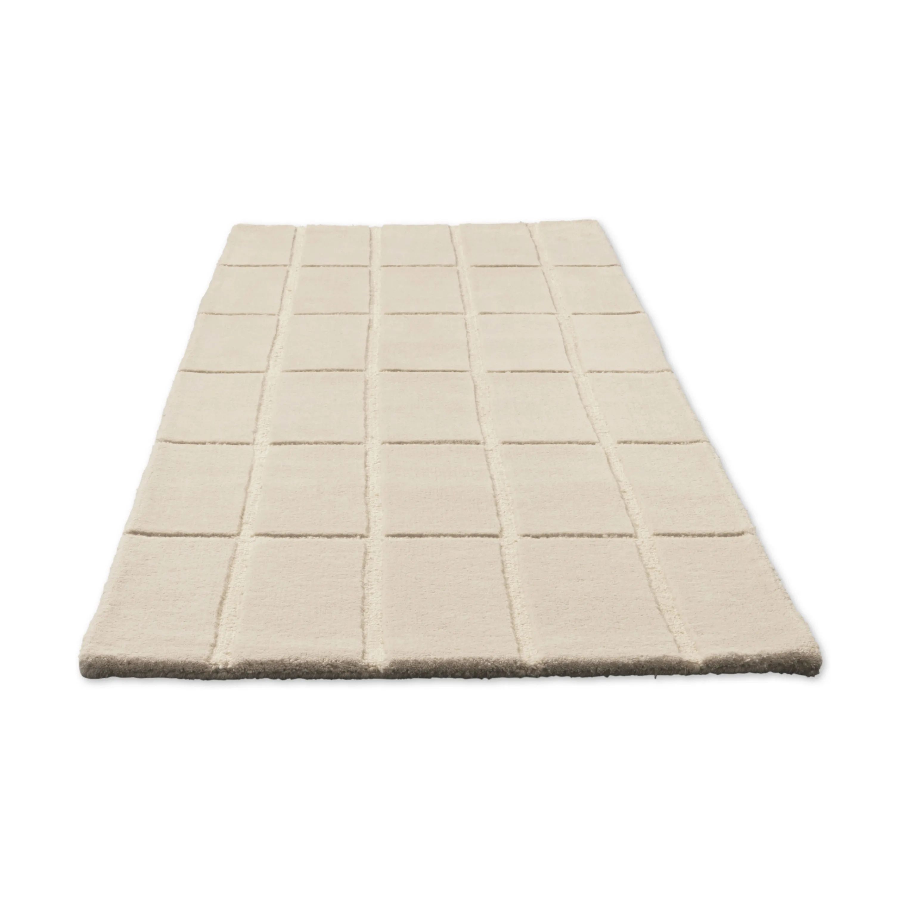 Marimekko by Brink & Campman Gulvtæpper Tiiliskivi Tæppeløber i Beige/hvid, B70 x L245 cm, 4