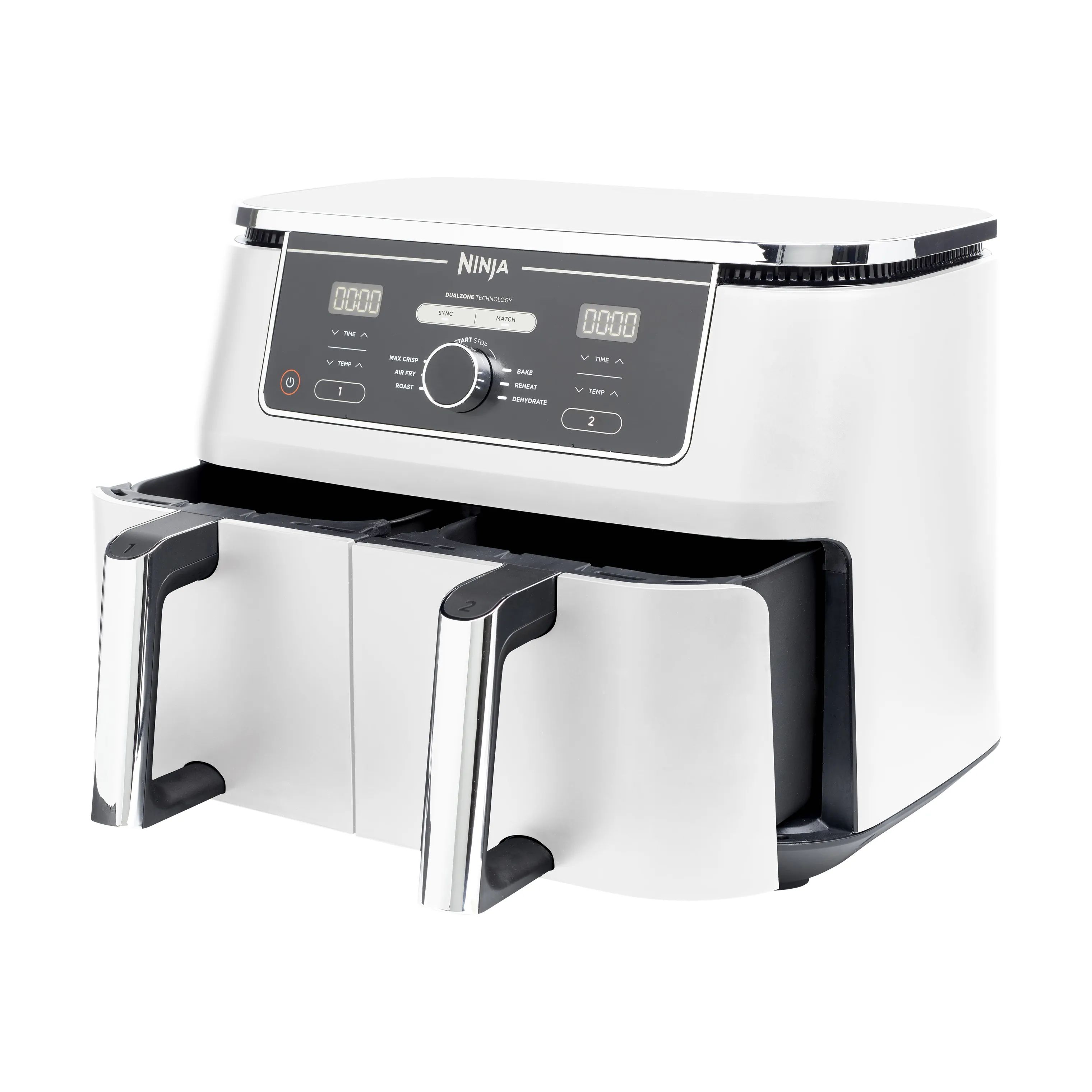 Ninja Airfryers Foodi Max Dualzone Airfryer i White, 4