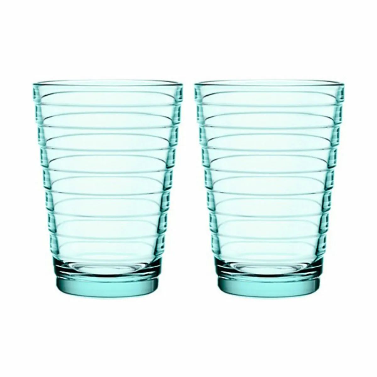 Iittala Vandglas Aino Aalto Vandglas - 2 stk. i Vandgrøn, 33 cl, 1
