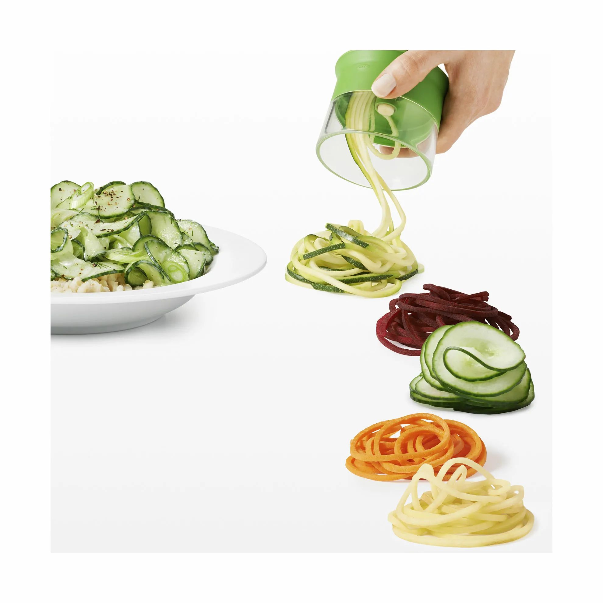 OXO Spiralizere Good Grips Spiralizer m. 3 blade i Multifarvet, 4