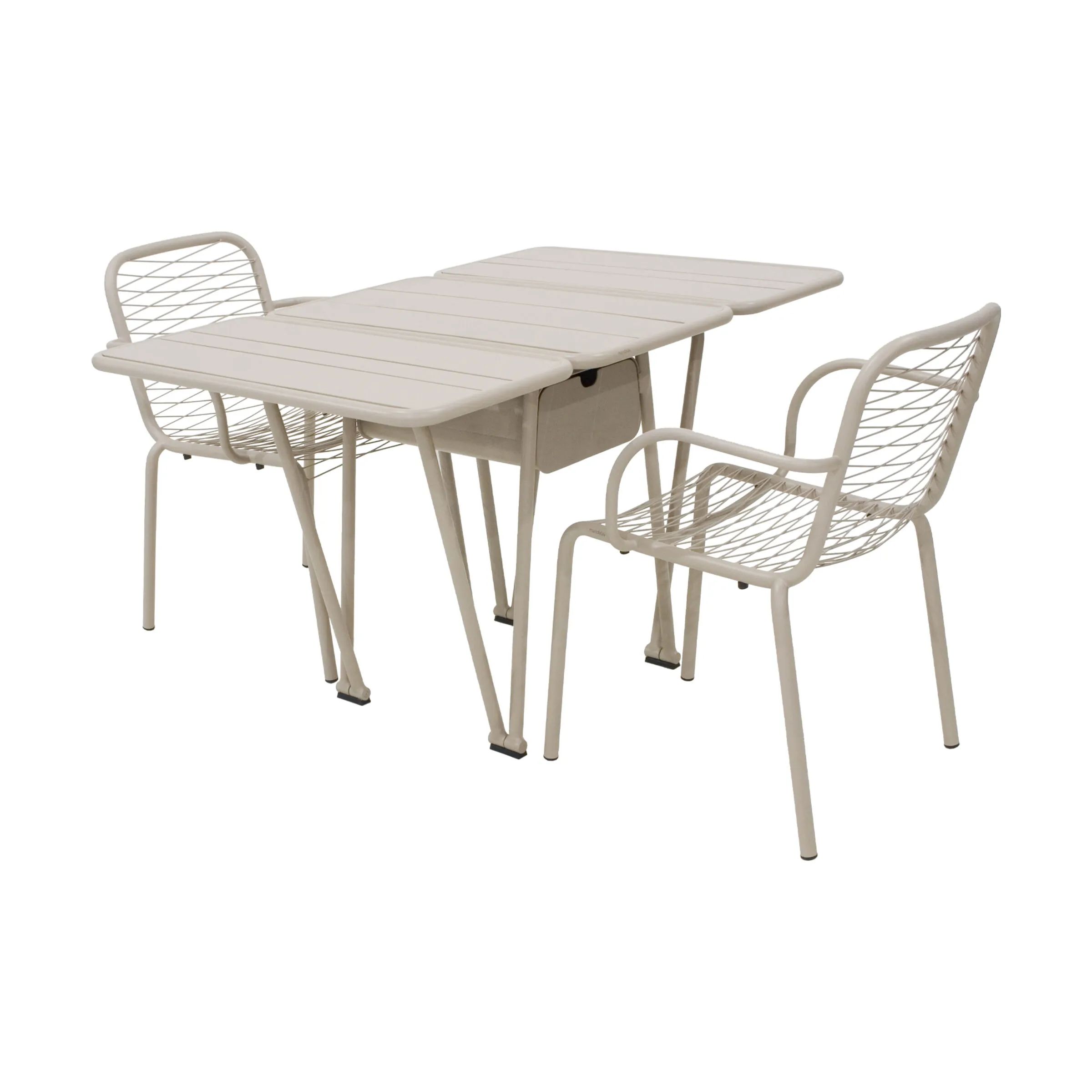 Mandalay Havemøbelsæt Ivy Wire Havesæt - 3 dele i taupe, 1