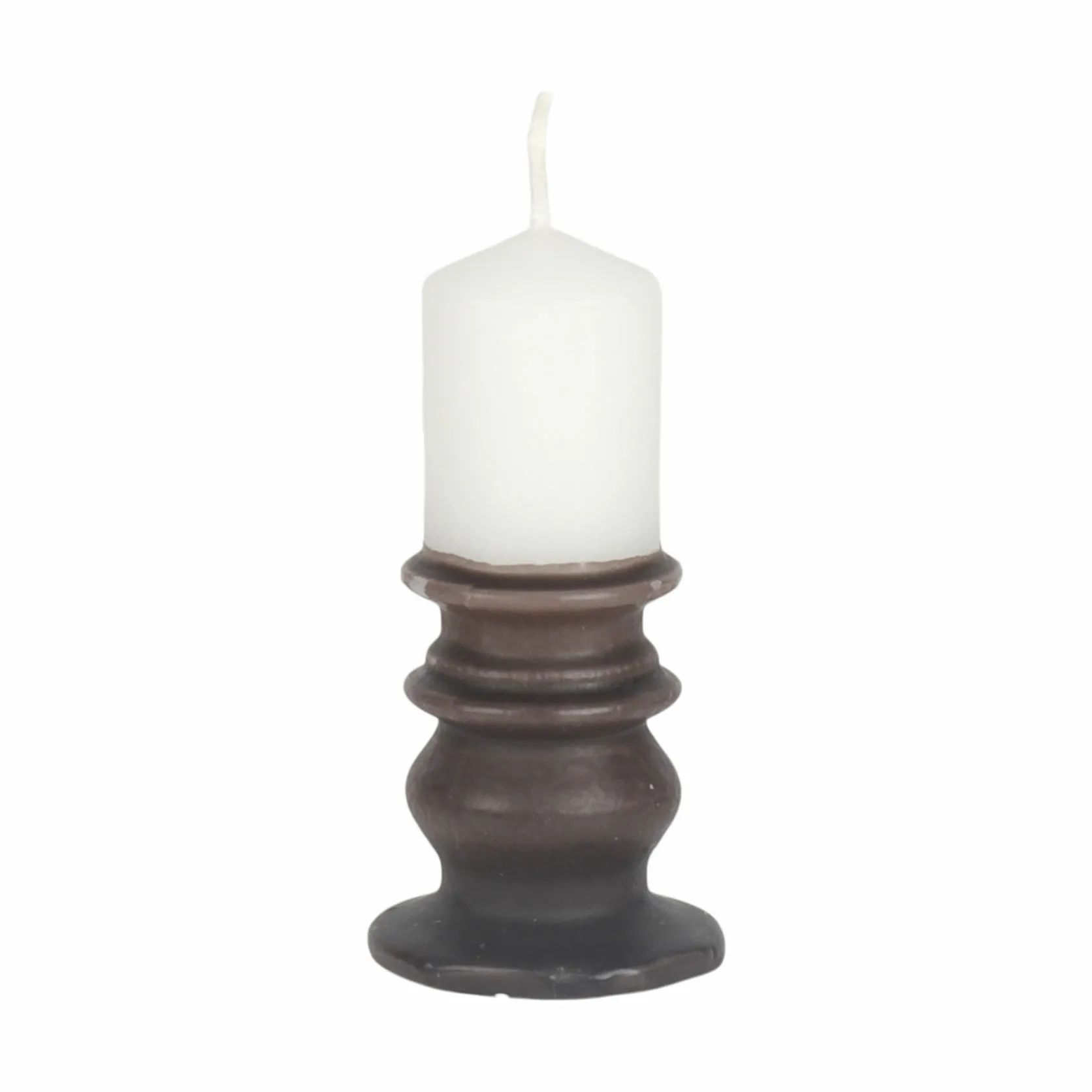 CASA Living Bloklys Bloklys i Hvid/brun, 10 cm, 1