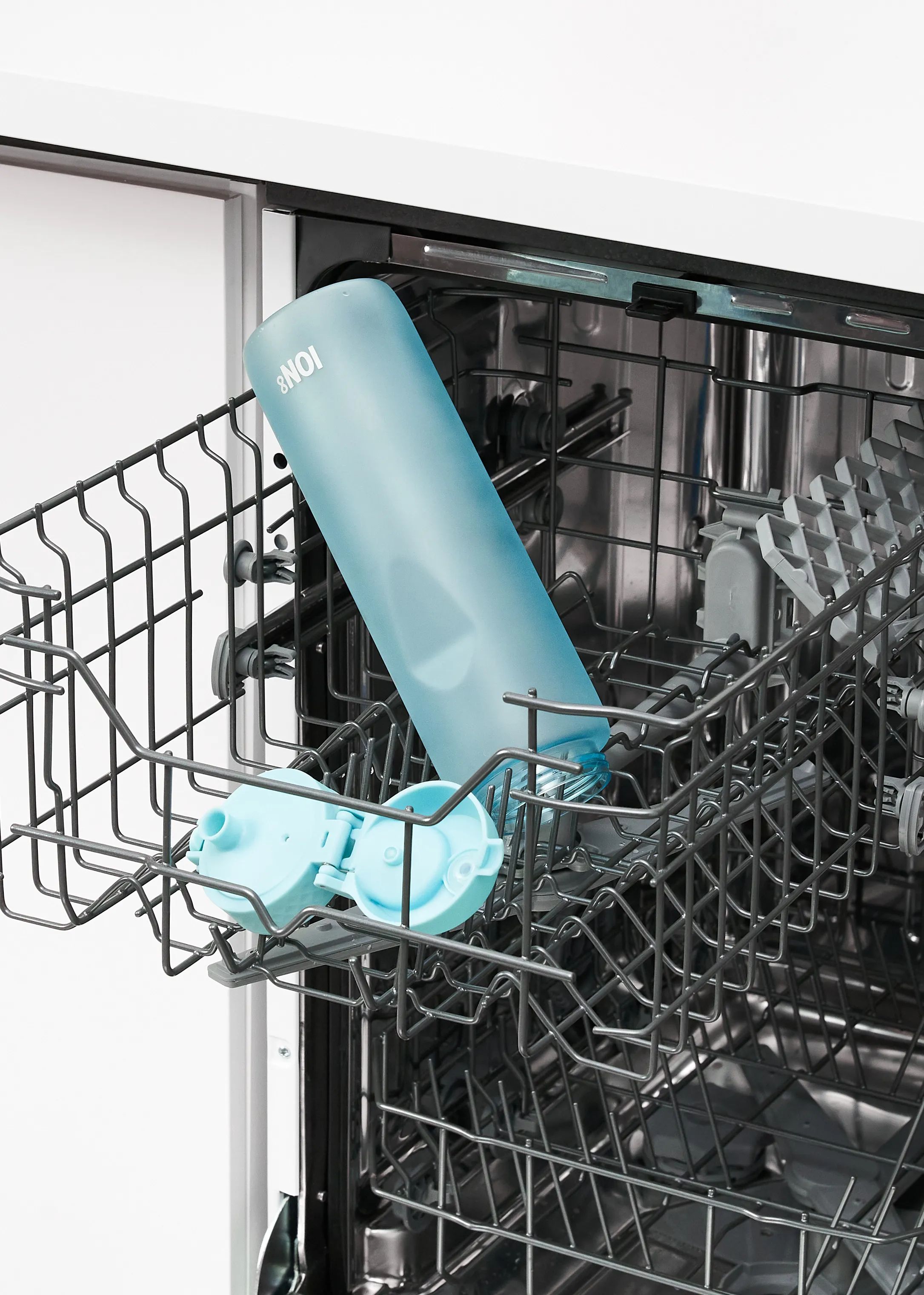 Ion8 Drikkedunke Recyclon Motivational Drikkeflaske i Sonic blue, 2